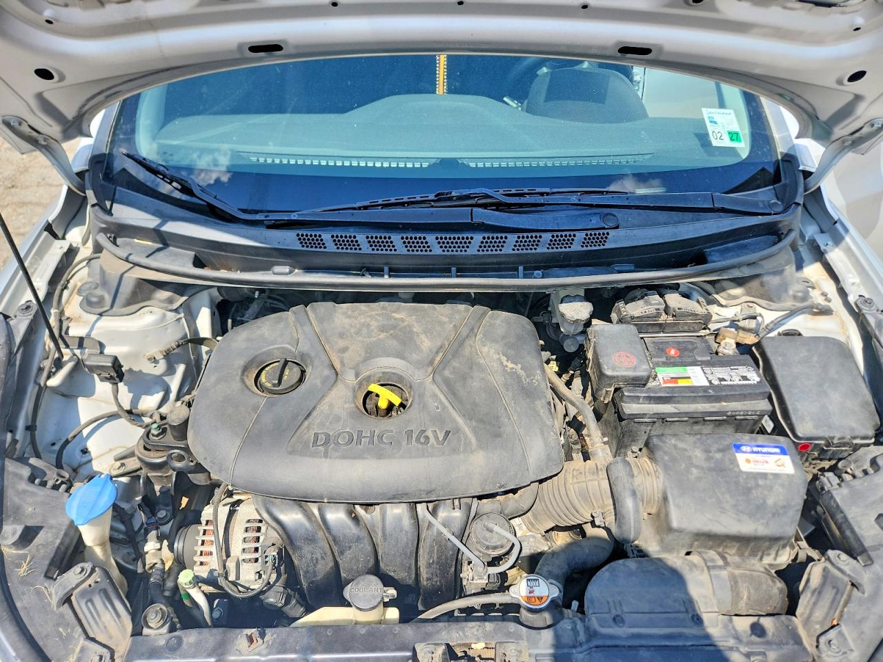 2015 Hyundai Elantra Se Silver vin: KMHDH4AE4FU388102