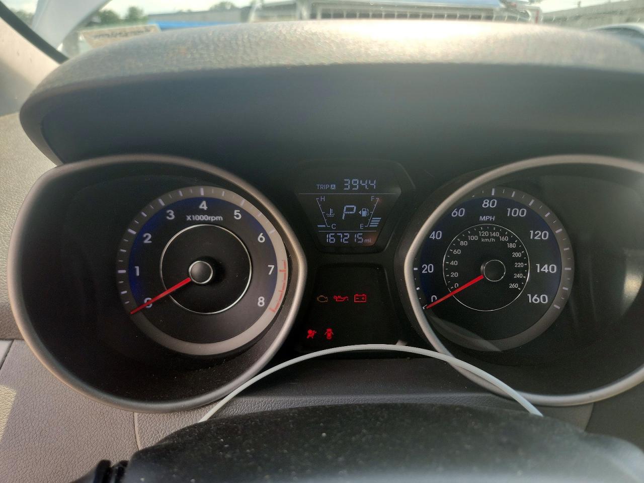 2015 Hyundai Elantra Se Silver vin: KMHDH4AE4FU388102