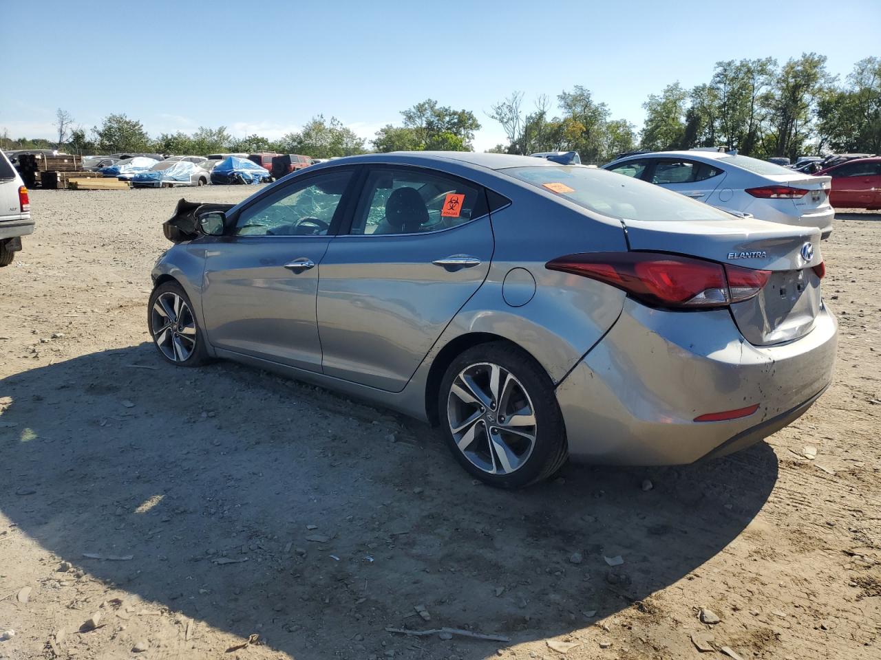 2015 Hyundai Elantra Se Silver vin: KMHDH4AE4FU426184