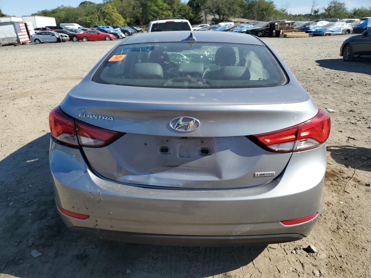 2015 Hyundai Elantra Se Silver vin: KMHDH4AE4FU426184