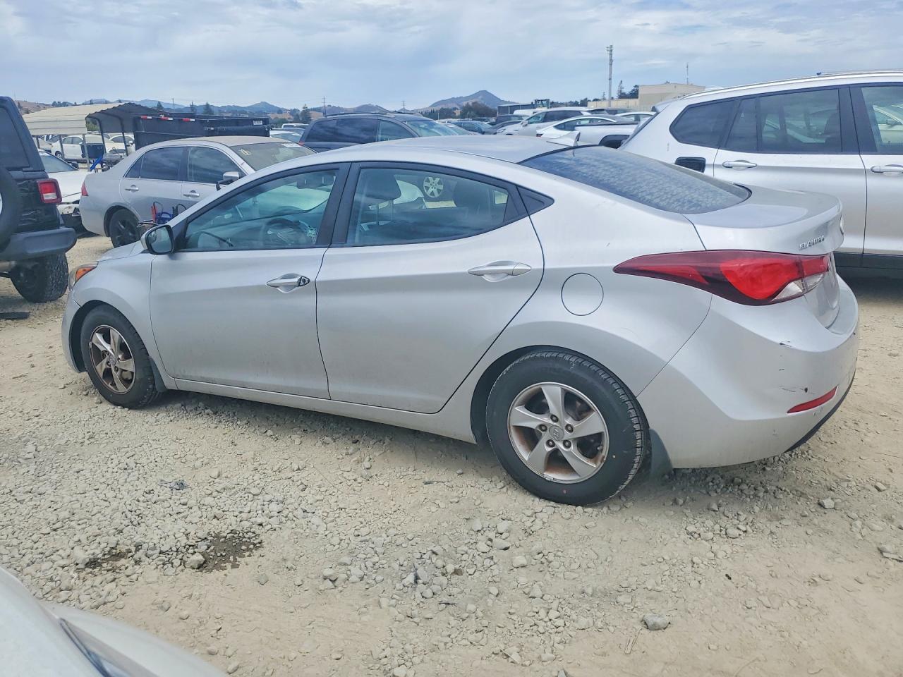 2015 Hyundai Elantra Se Gray vin: KMHDH4AE4FU438058