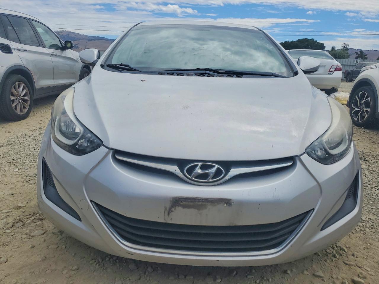 2015 Hyundai Elantra Se Gray vin: KMHDH4AE4FU438058