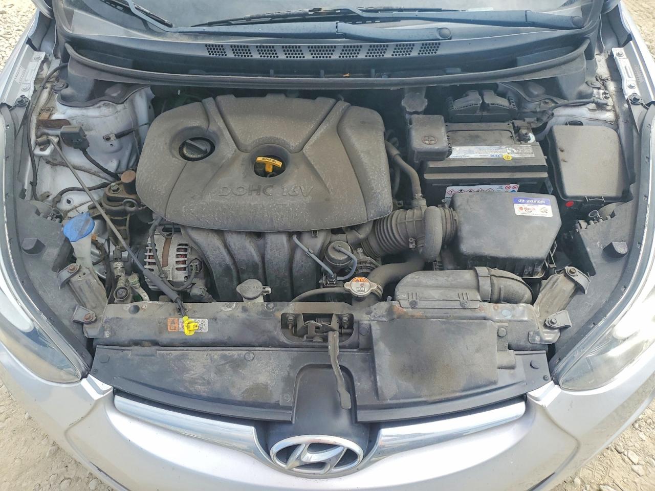 2015 Hyundai Elantra Se Gray vin: KMHDH4AE4FU438058