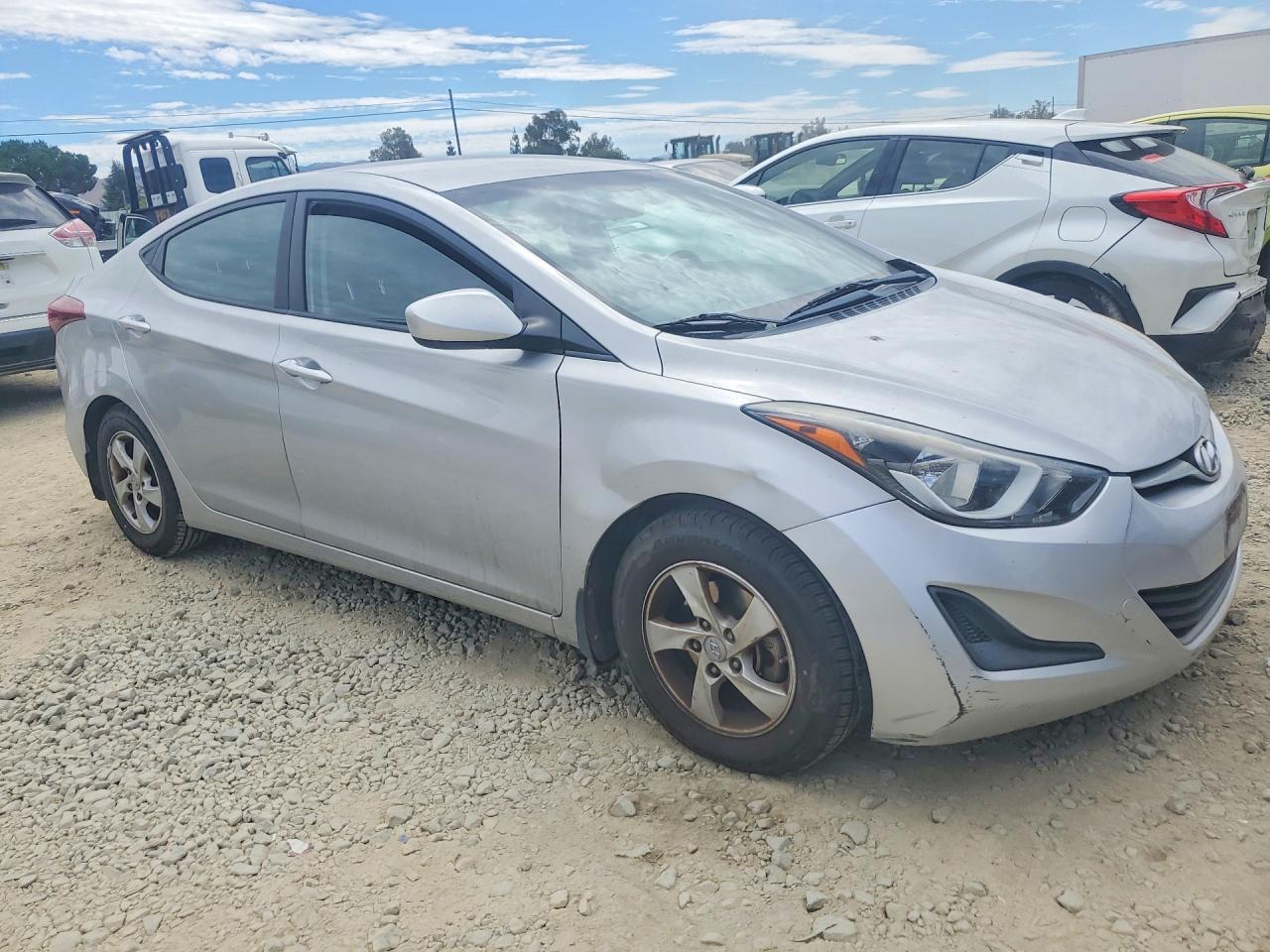 2015 Hyundai Elantra Se Gray vin: KMHDH4AE4FU438058