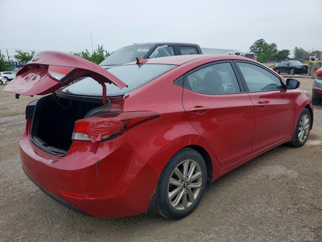 2015 Hyundai Elantra Se Red vin: KMHDH4AE4FU455085