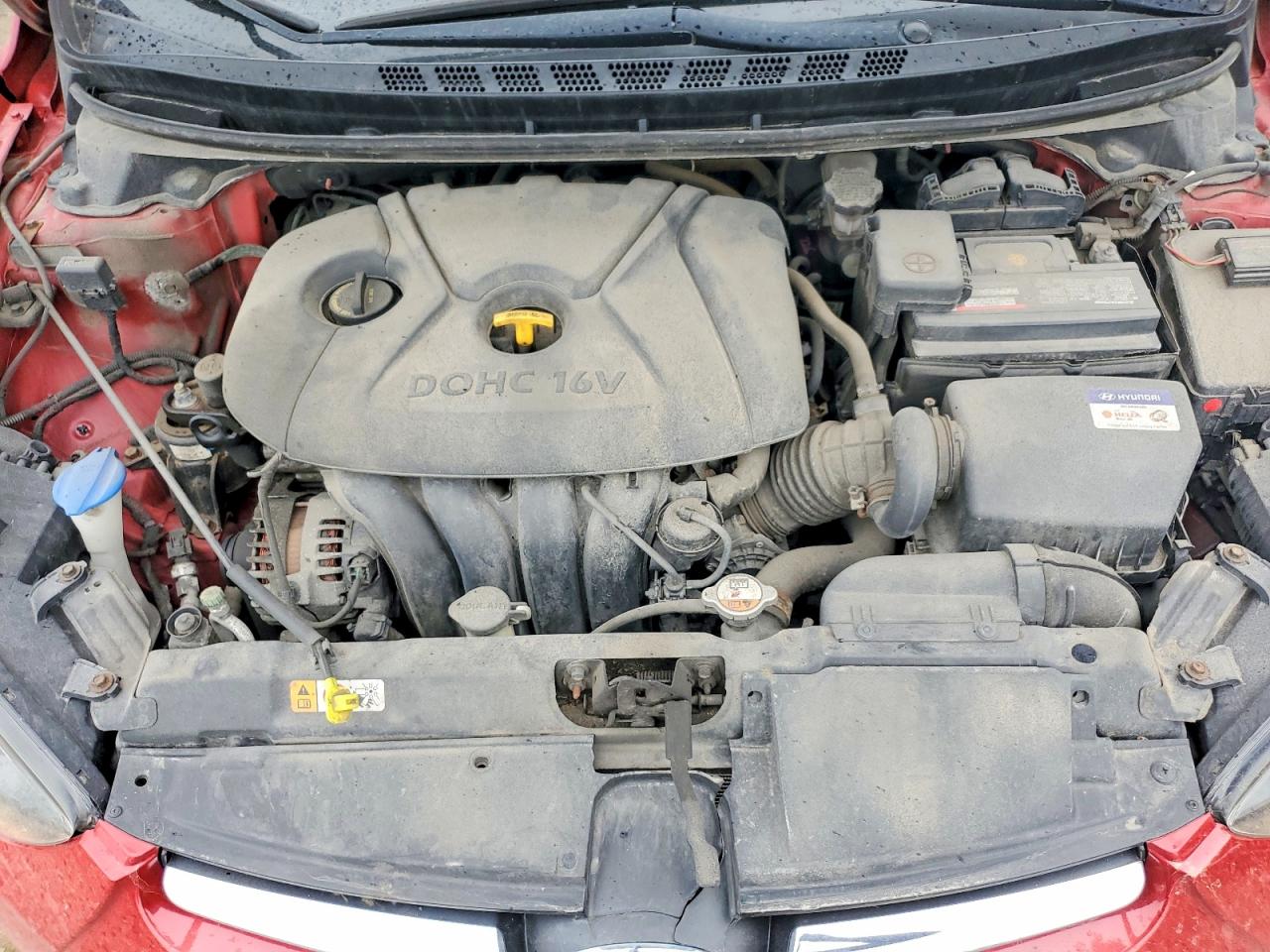 2015 Hyundai Elantra Se Red vin: KMHDH4AE4FU455085