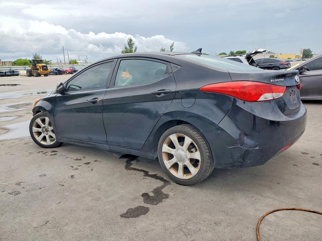 2011 Hyundai Elantra Gls/ltd Black vin: KMHDH4AE5BU084500