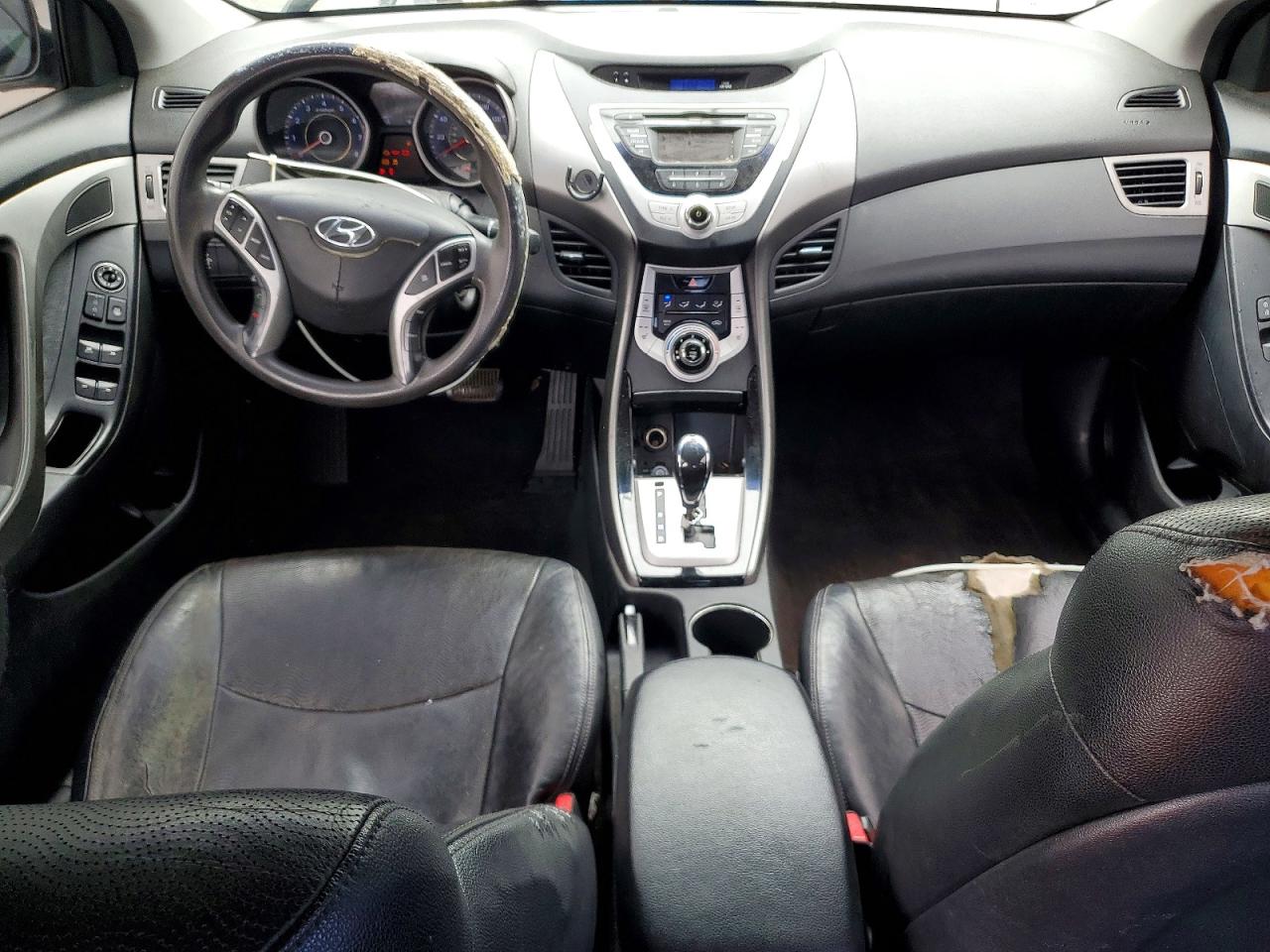2011 Hyundai Elantra Gls/ltd Black vin: KMHDH4AE5BU084500