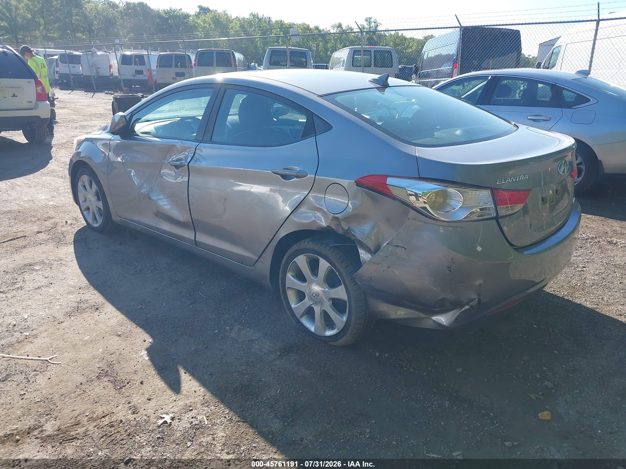 2011 Hyundai Elantra Limited (ulsan Plant) Silver vin: KMHDH4AE5BU088224