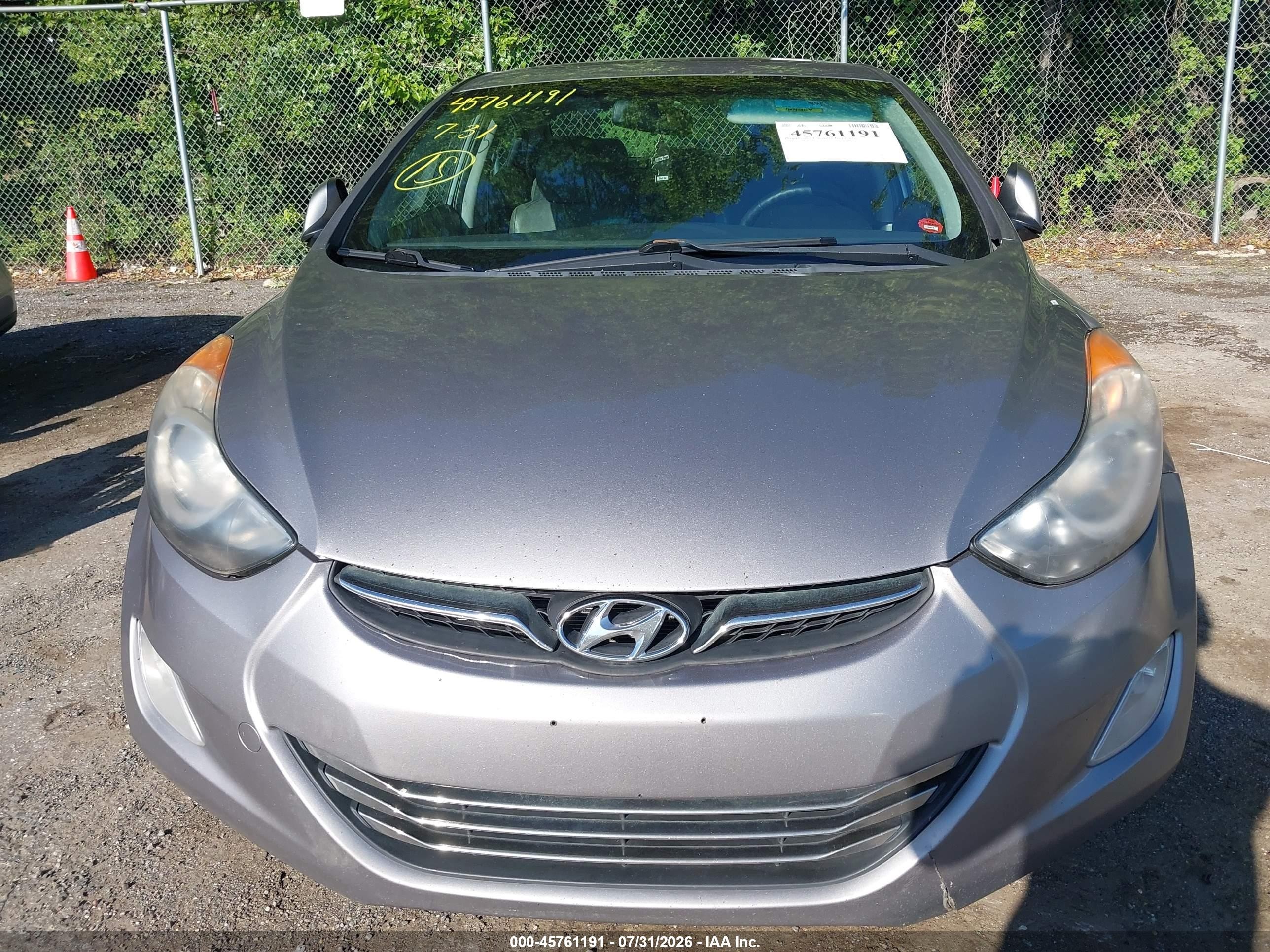 2011 Hyundai Elantra Limited (ulsan Plant) Silver vin: KMHDH4AE5BU088224
