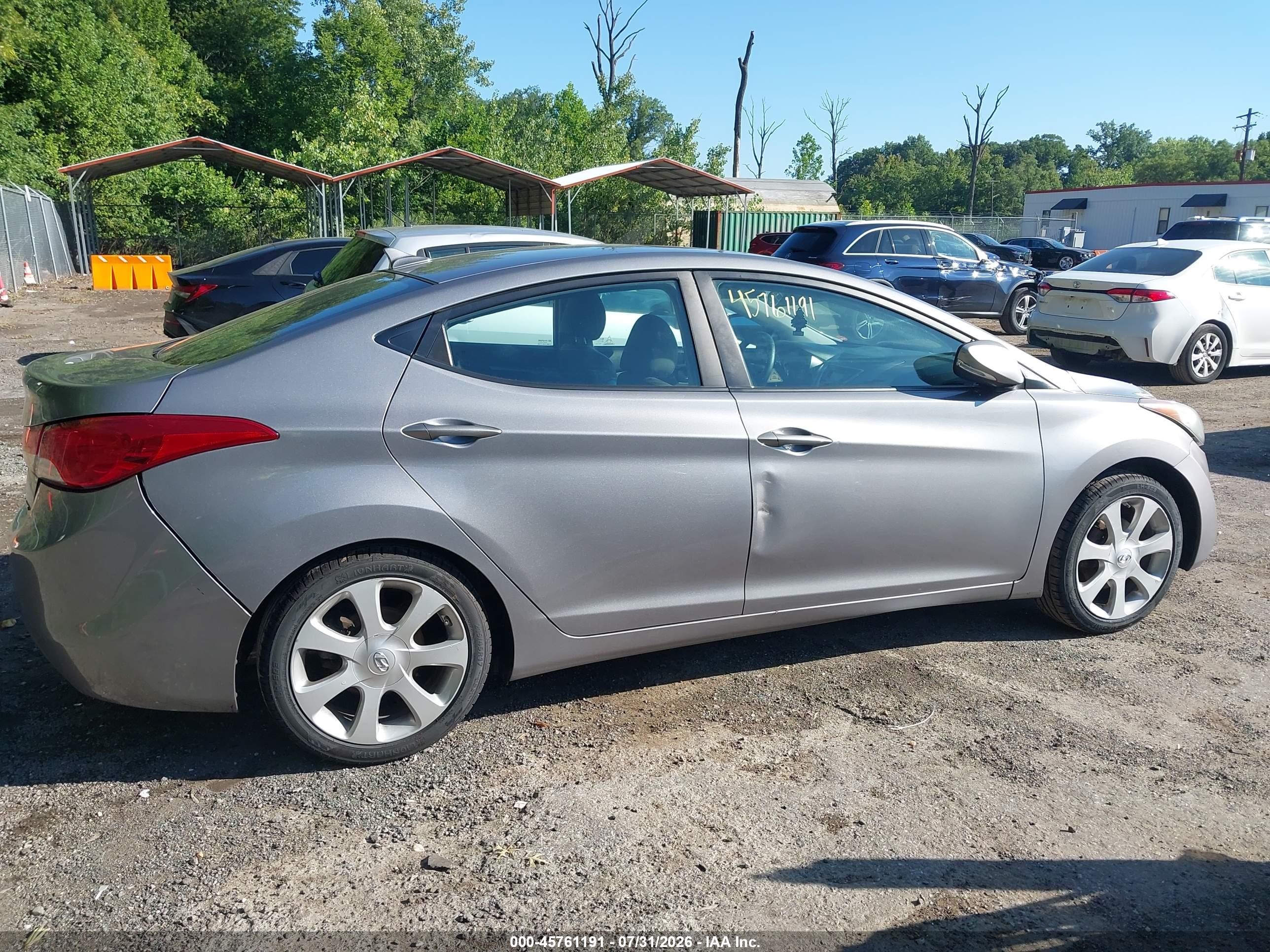 2011 Hyundai Elantra Limited (ulsan Plant) Silver vin: KMHDH4AE5BU088224