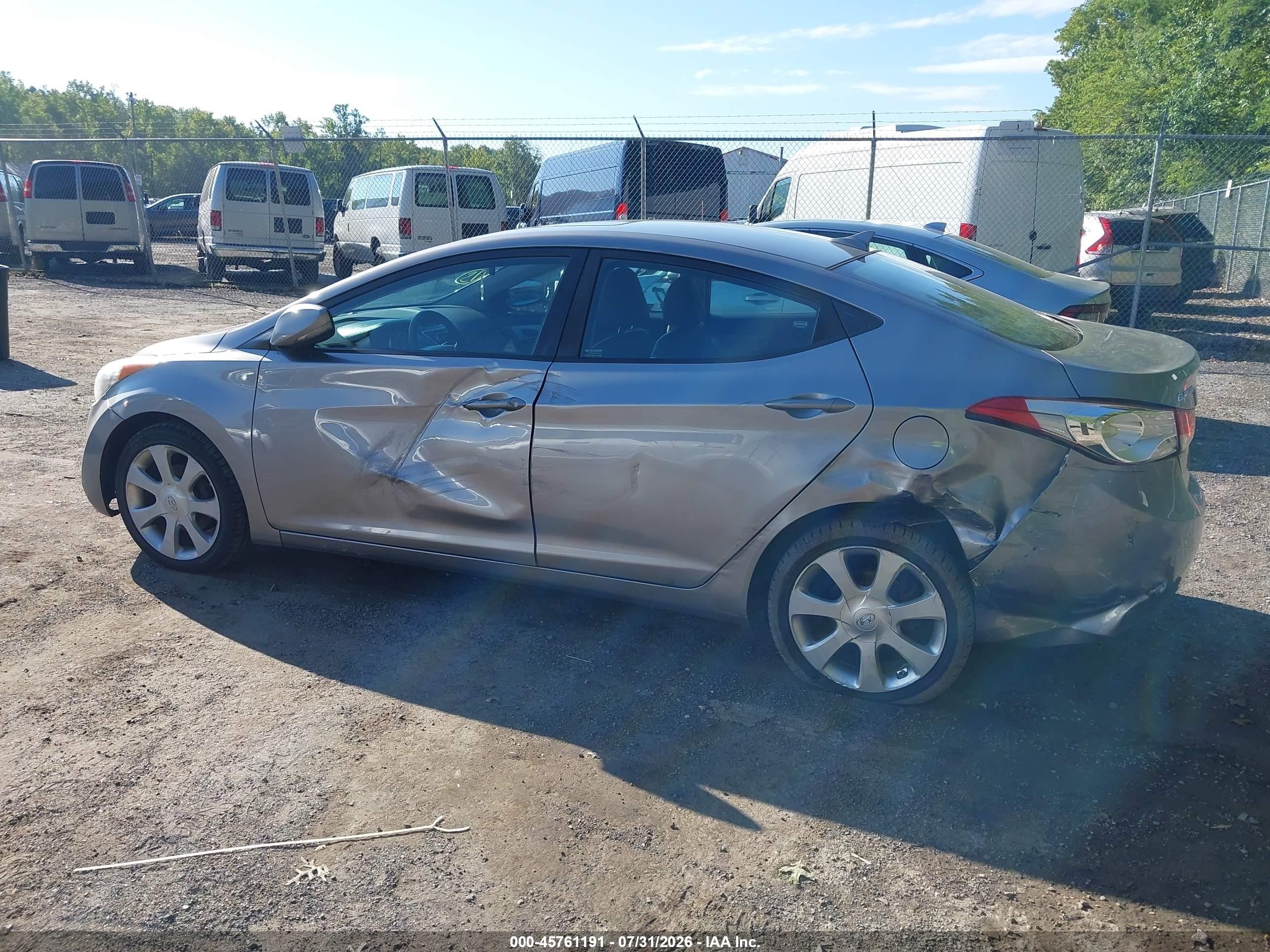 2011 Hyundai Elantra Limited (ulsan Plant) Silver vin: KMHDH4AE5BU088224