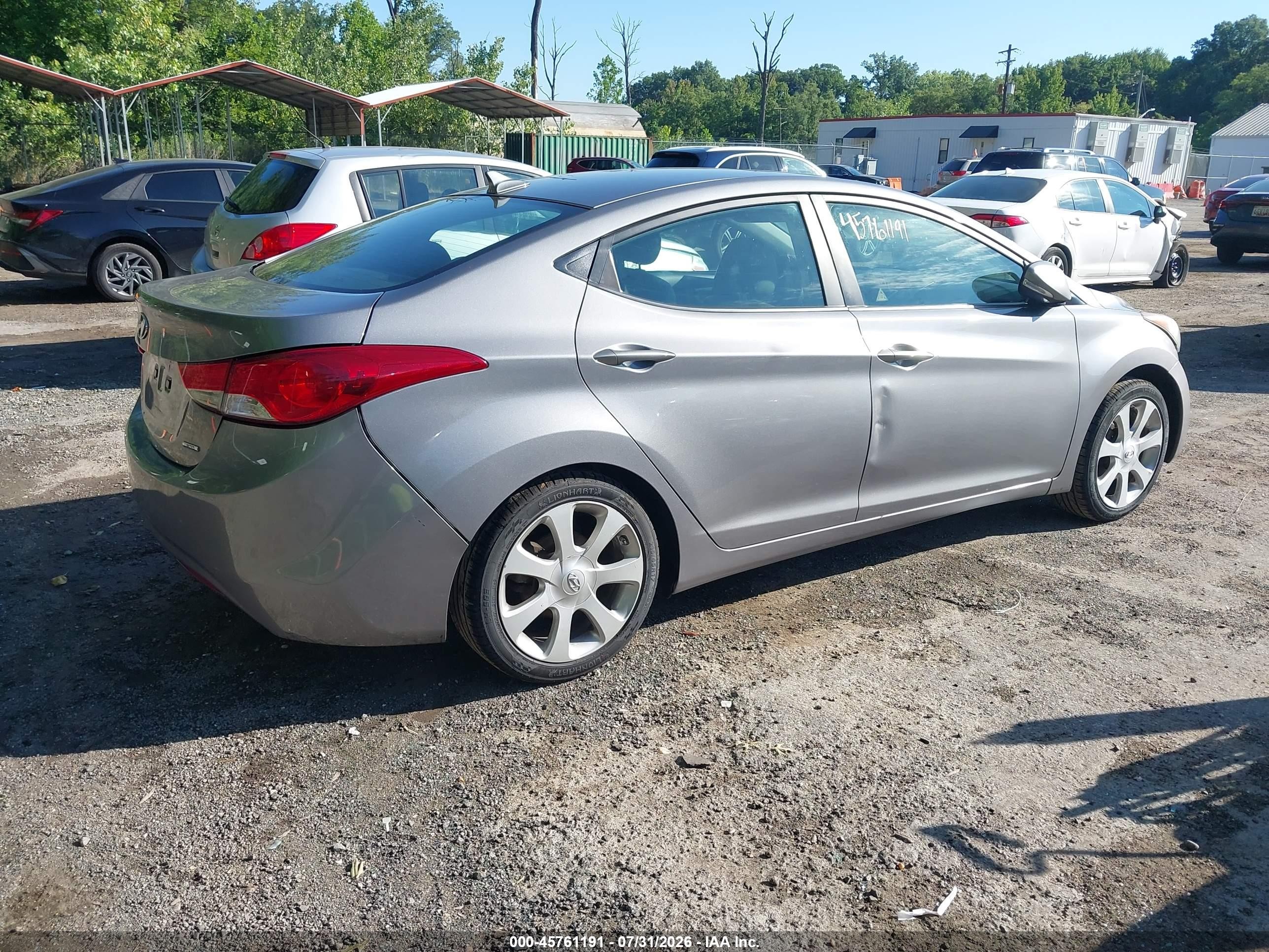 2011 Hyundai Elantra Limited (ulsan Plant) Silver vin: KMHDH4AE5BU088224