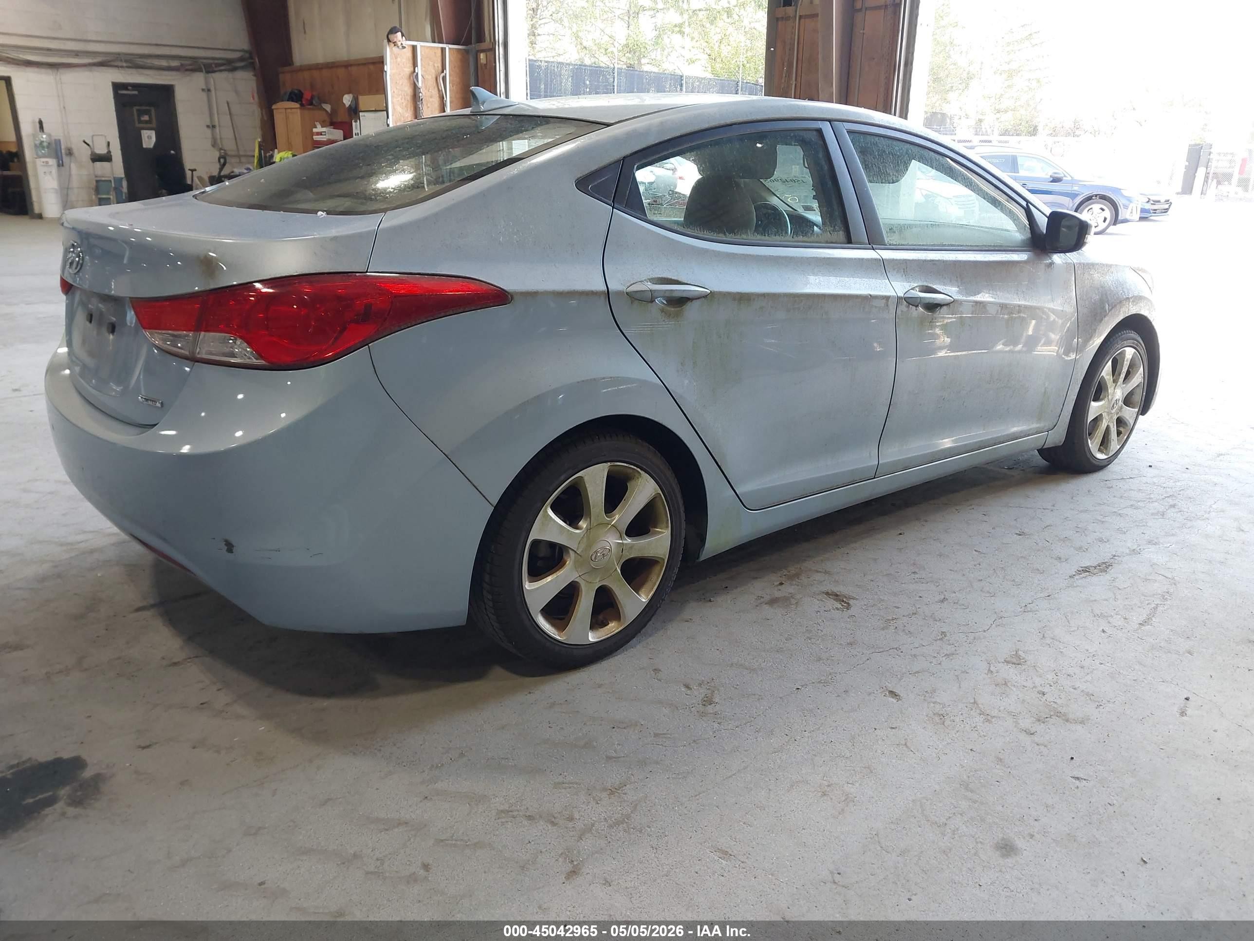 2011 Hyundai Elantra Limited (ulsan Plant) Light Blue vin: KMHDH4AE5BU094606