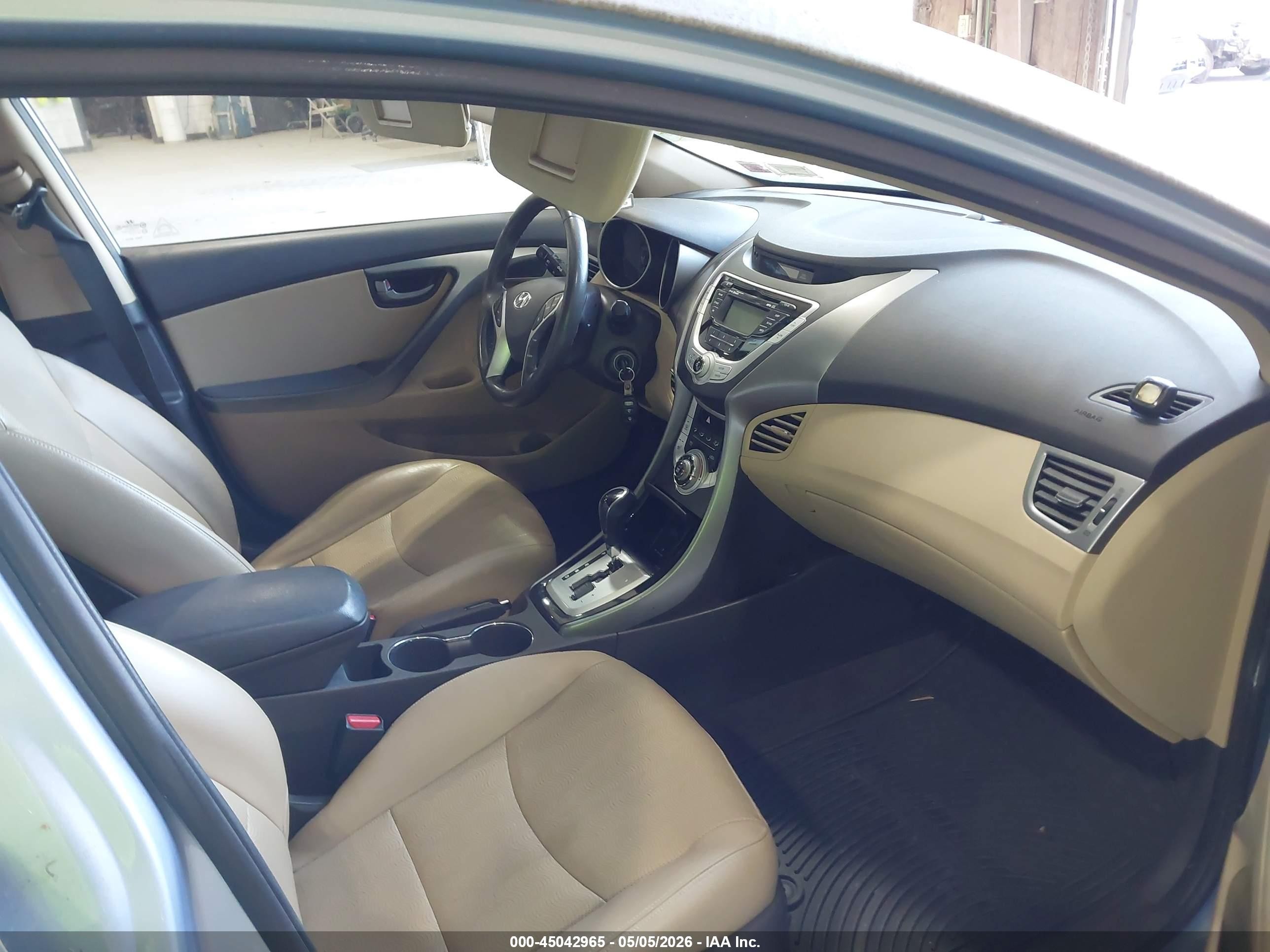 2011 Hyundai Elantra Limited (ulsan Plant) Light Blue vin: KMHDH4AE5BU094606