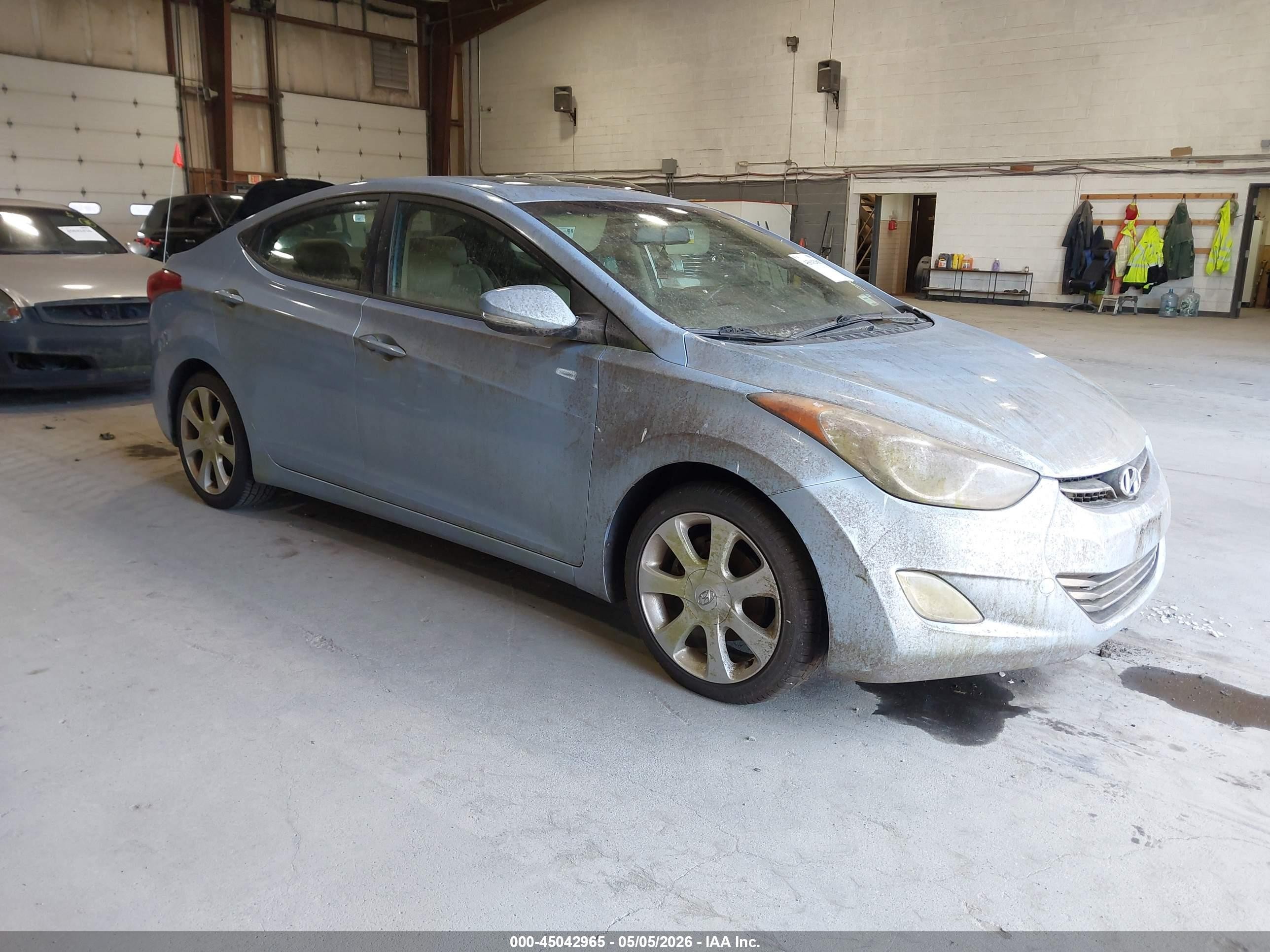2011 Hyundai Elantra Limited (ulsan Plant) Light Blue vin: KMHDH4AE5BU094606