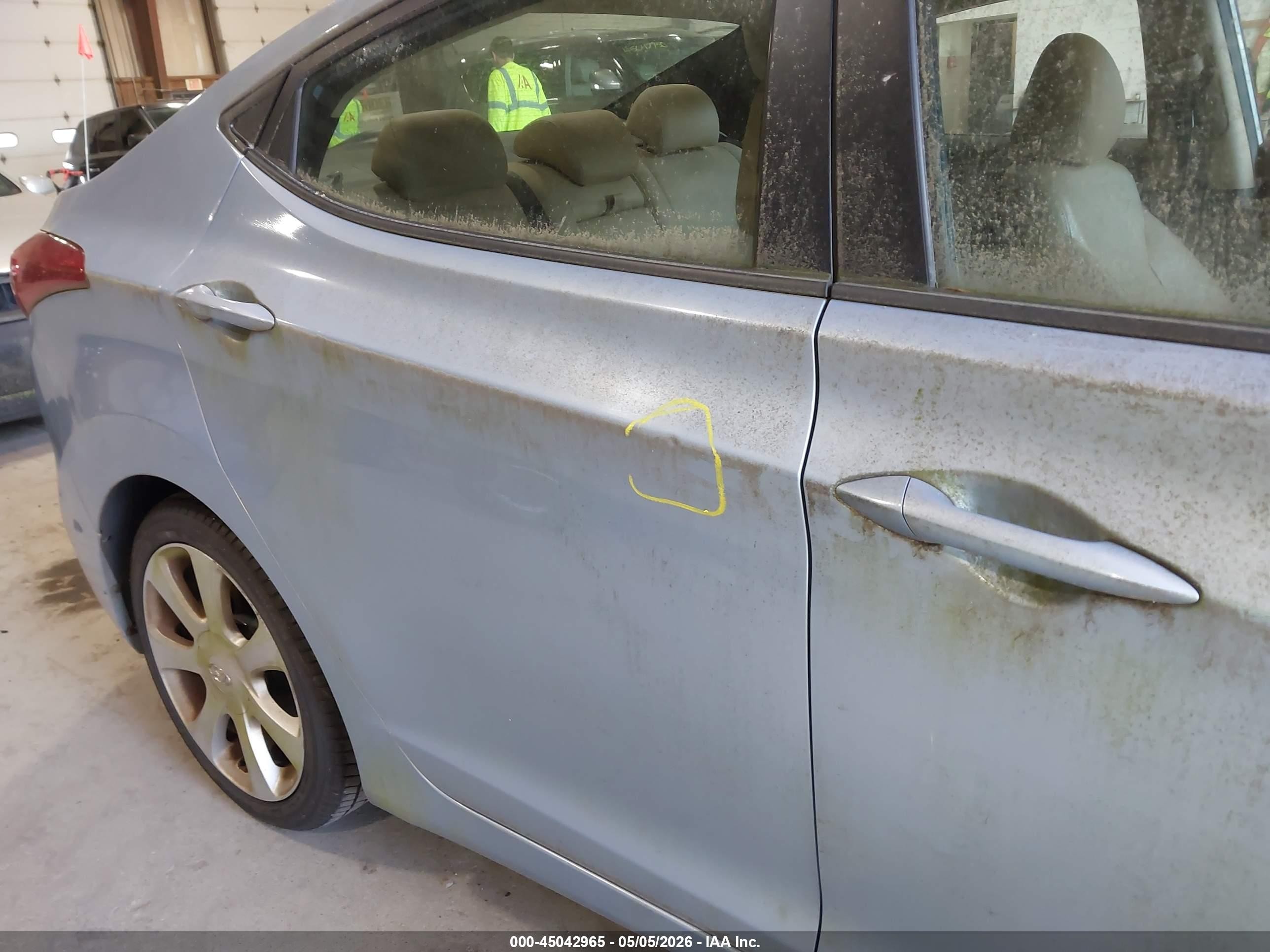 2011 Hyundai Elantra Limited (ulsan Plant) Light Blue vin: KMHDH4AE5BU094606