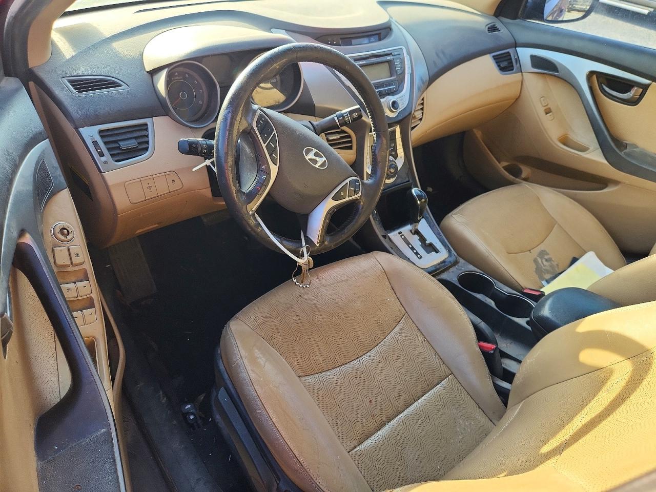 2011 Hyundai Elantra Gls Красный vin: KMHDH4AE5BU096551