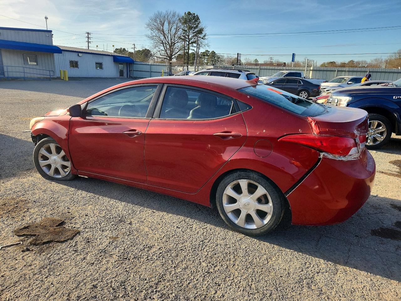 2011 Hyundai Elantra Gls Красный vin: KMHDH4AE5BU096551