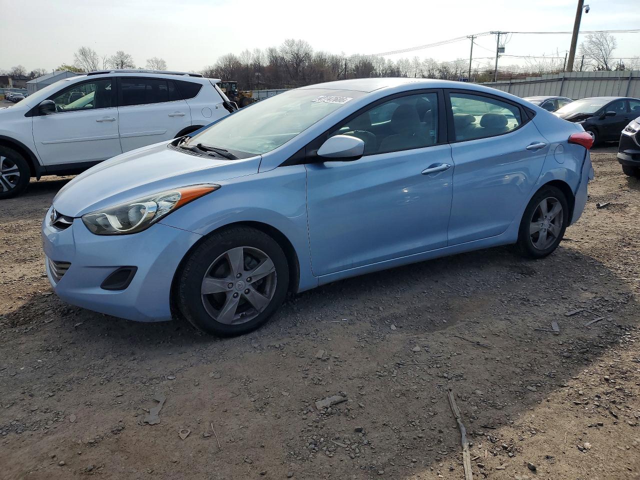 2011 Hyundai Elantra Gls Синий vin: KMHDH4AE5BU129774