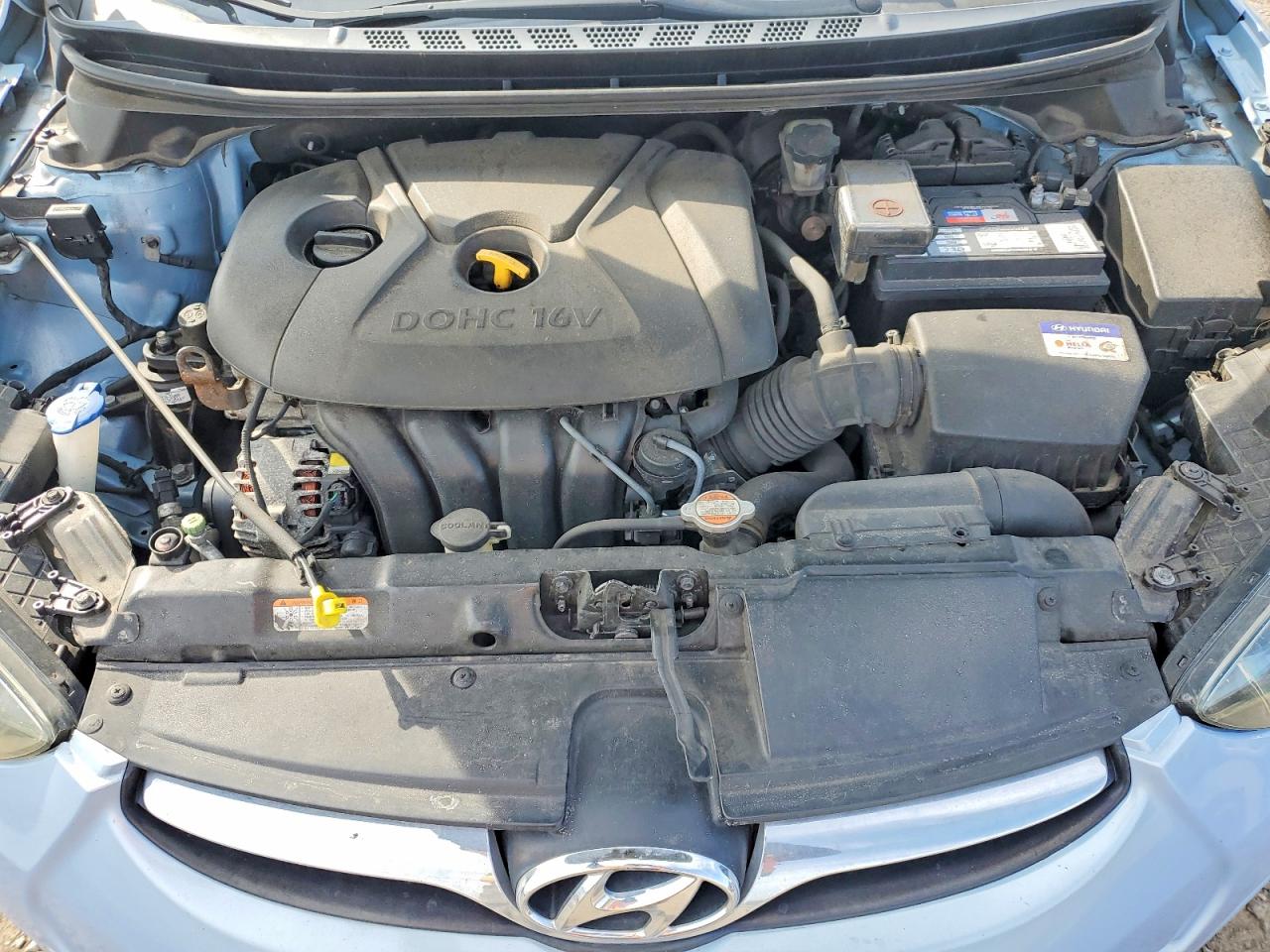 2011 Hyundai Elantra Gls Синий vin: KMHDH4AE5BU129774