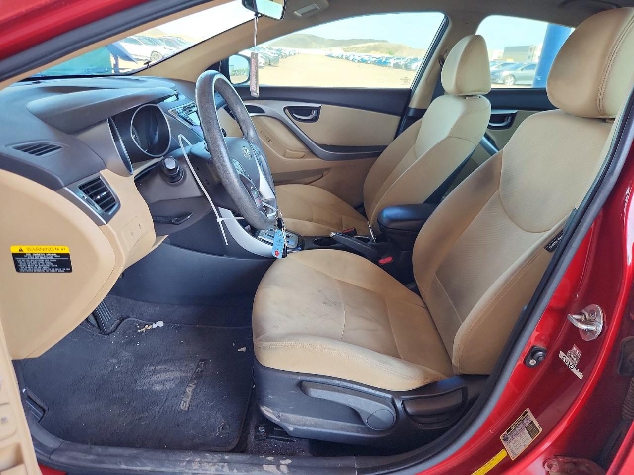 2011 Hyundai Elantra Gls Red vin: KMHDH4AE5BU133503