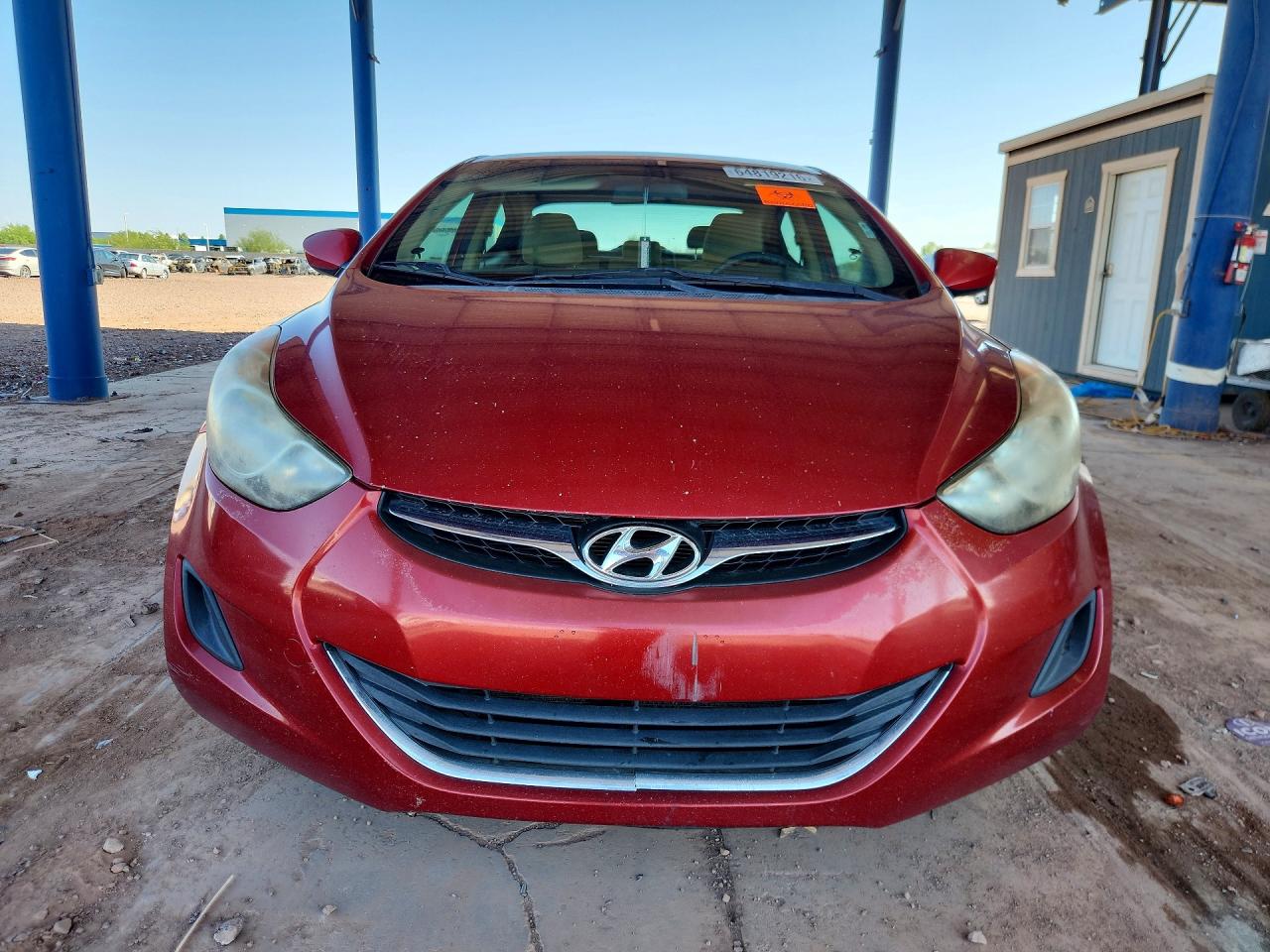 2011 Hyundai Elantra Gls Red vin: KMHDH4AE5BU133503