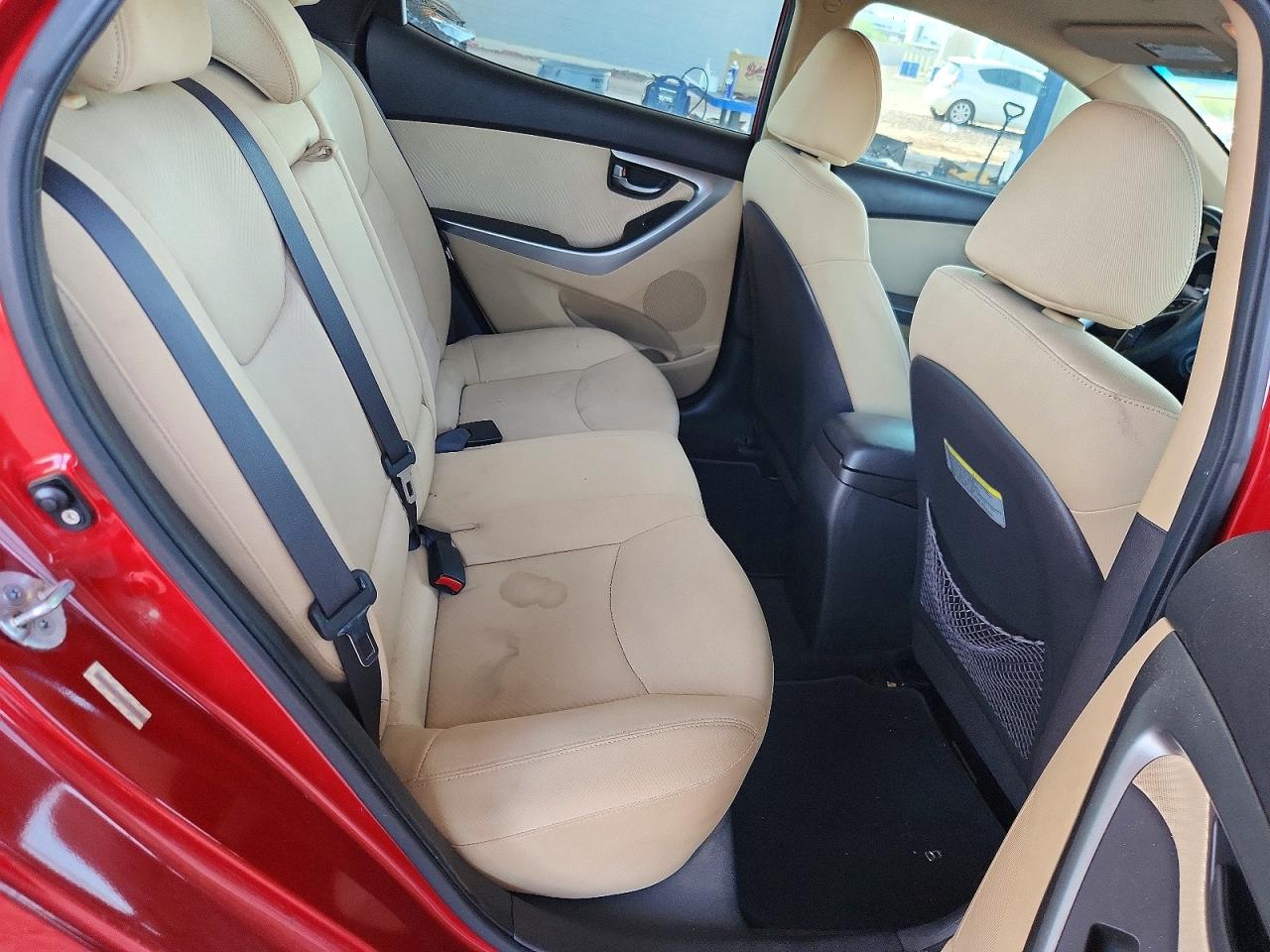 2011 Hyundai Elantra Gls Red vin: KMHDH4AE5BU133503