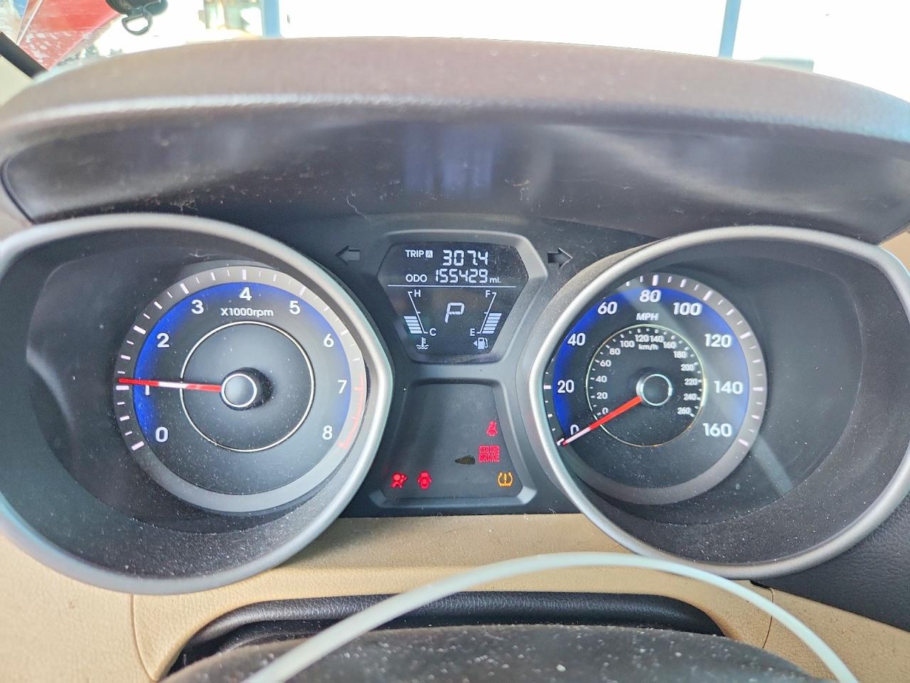 2011 Hyundai Elantra Gls Red vin: KMHDH4AE5BU133503