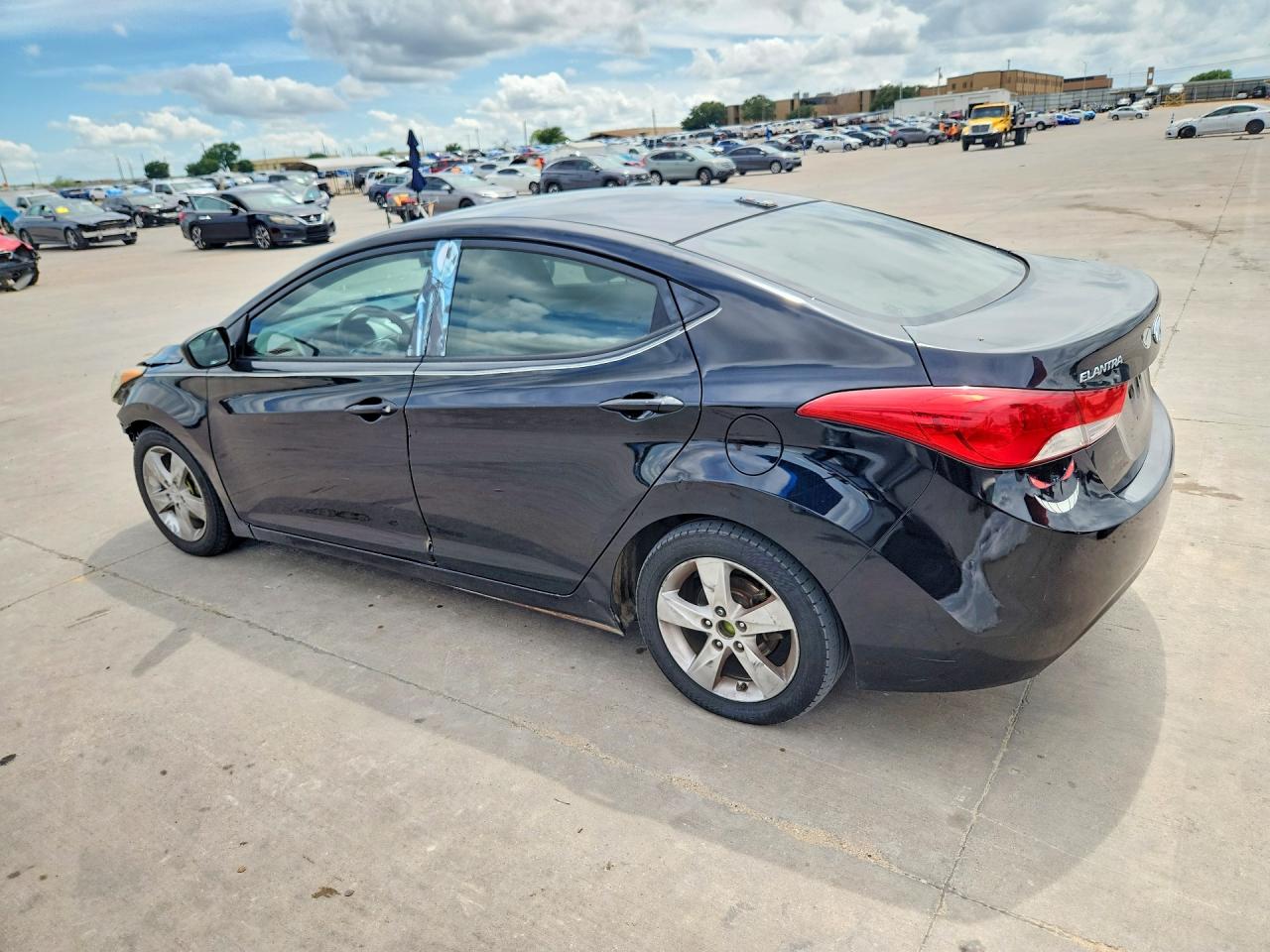 2011 Hyundai Elantra Gls Black vin: KMHDH4AE5BU135381