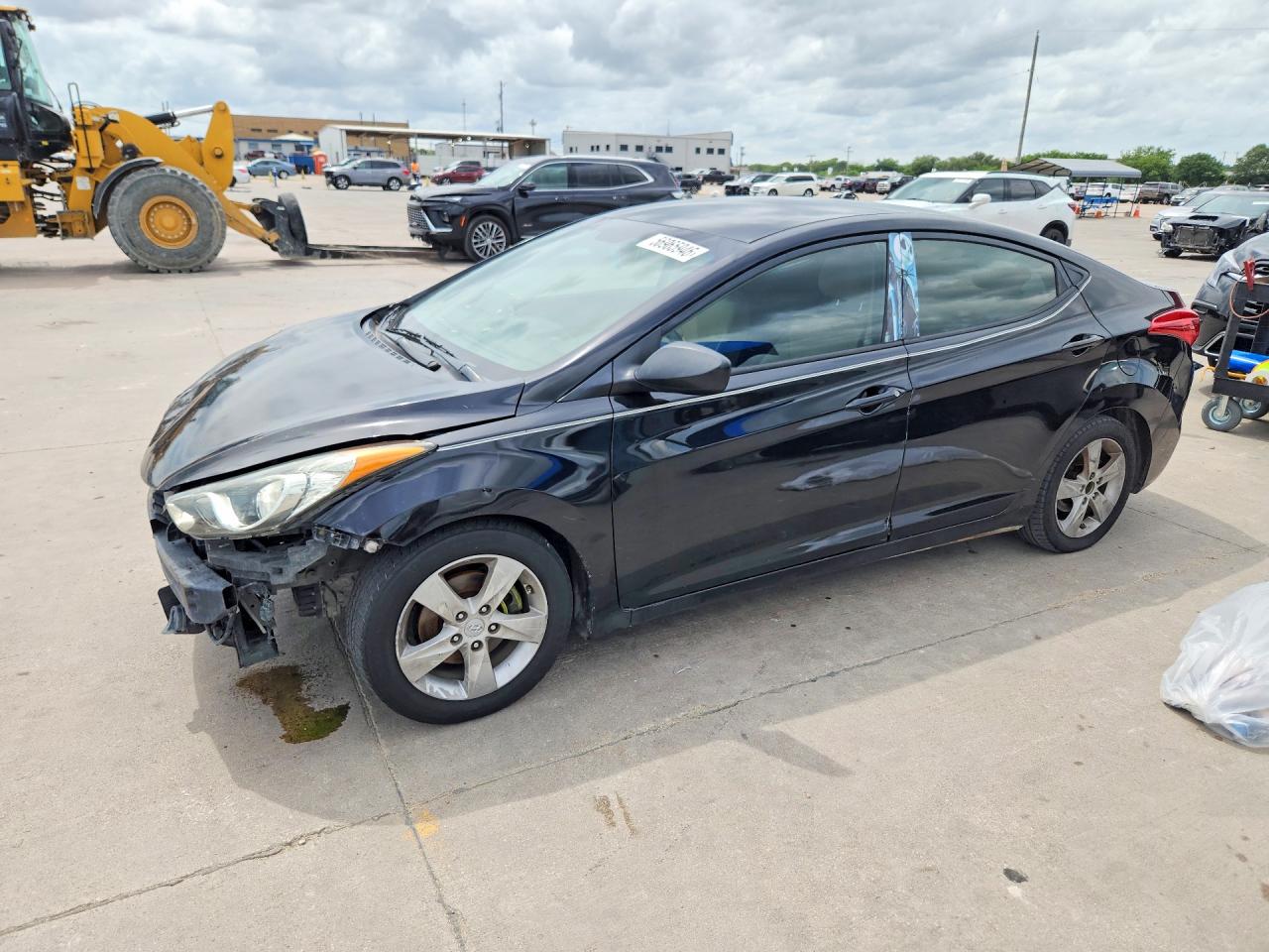 2011 Hyundai Elantra Gls Black vin: KMHDH4AE5BU135381