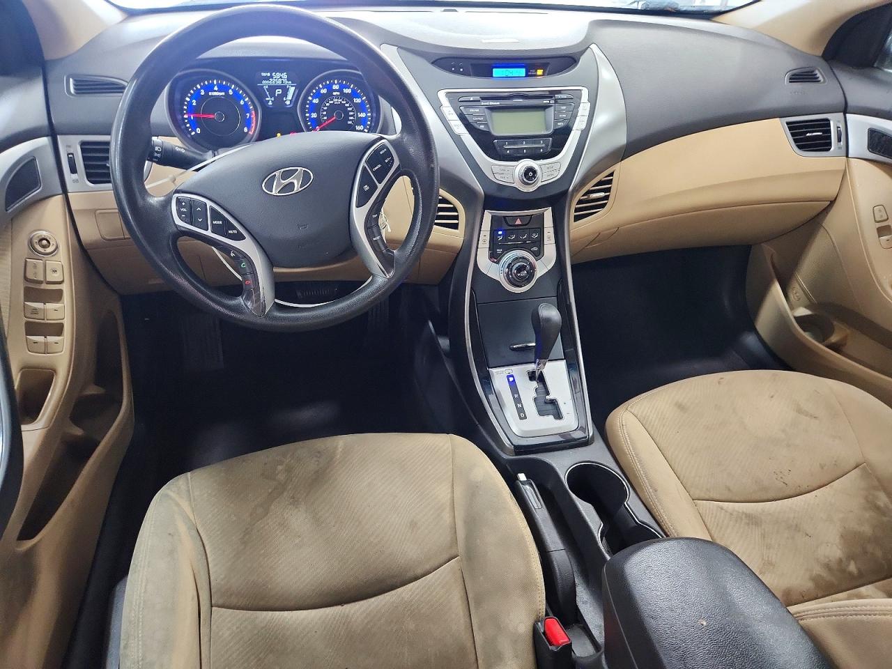 2011 Hyundai Elantra Gls Maroon vin: KMHDH4AE5BU138295