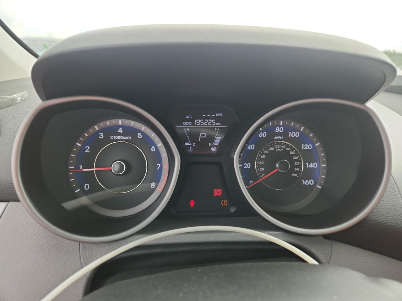 2011 Hyundai Elantra Gls Gray vin: KMHDH4AE5BU146042