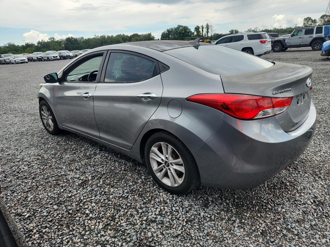 2011 Hyundai Elantra Gls Gray vin: KMHDH4AE5BU146042