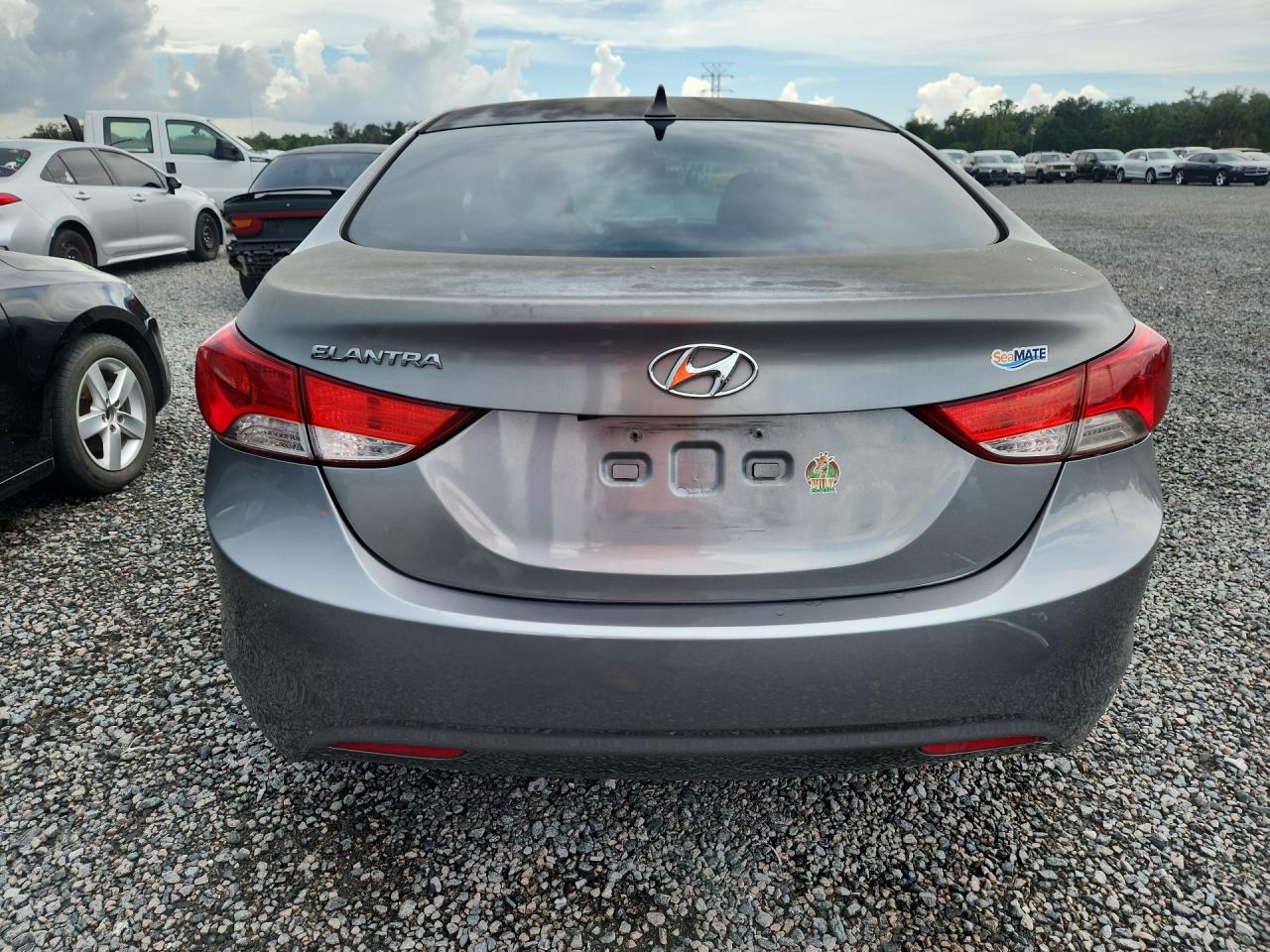 2011 Hyundai Elantra Gls Gray vin: KMHDH4AE5BU146042