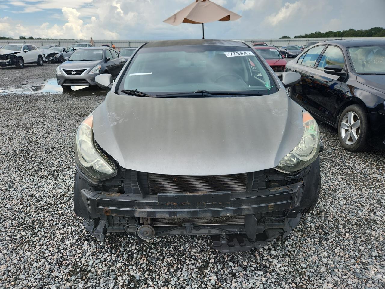 2011 Hyundai Elantra Gls Gray vin: KMHDH4AE5BU146042