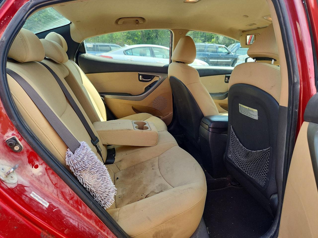 2011 Hyundai Elantra Gls Red vin: KMHDH4AE5BU146591
