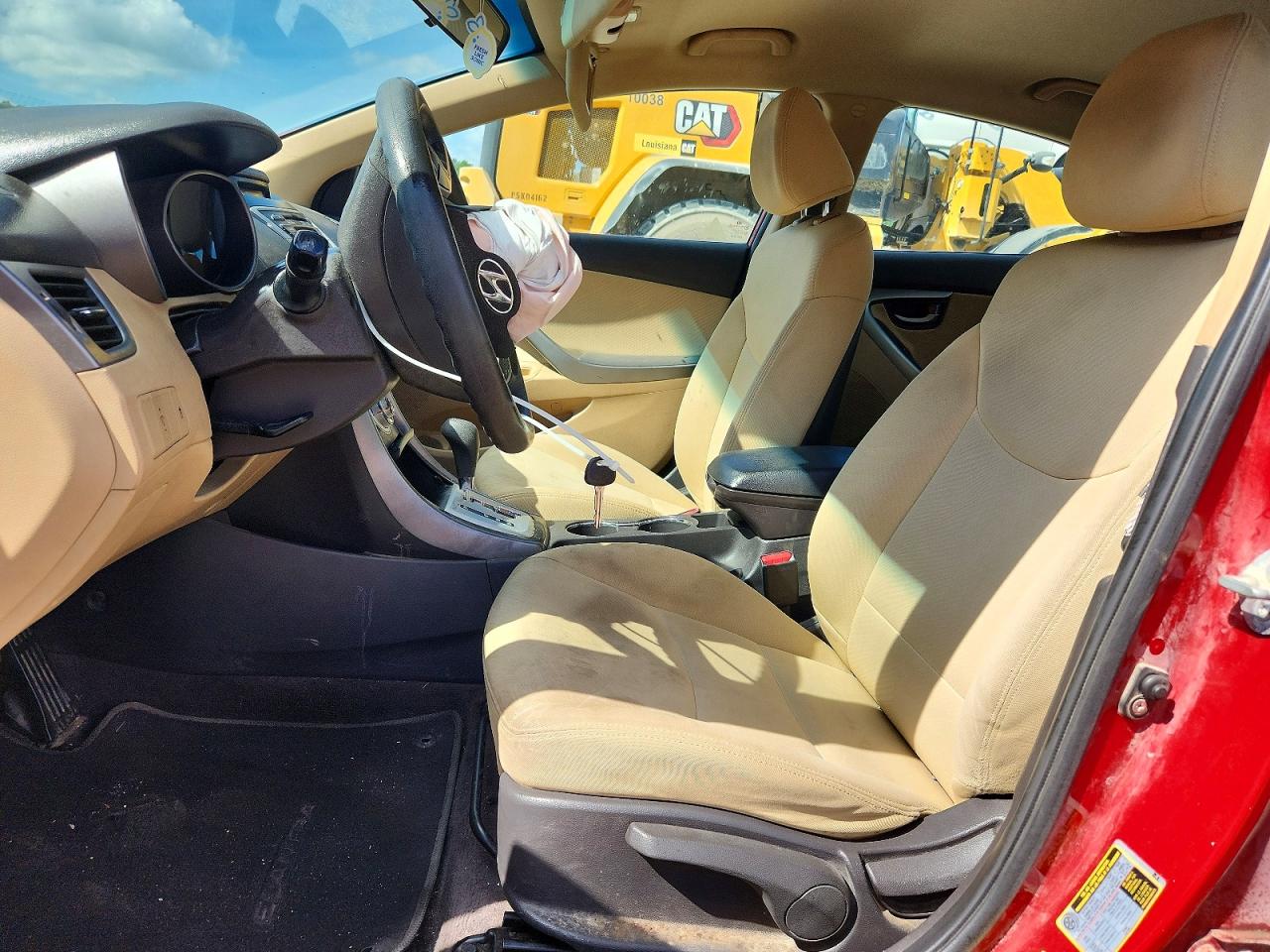 2011 Hyundai Elantra Gls Red vin: KMHDH4AE5BU146591