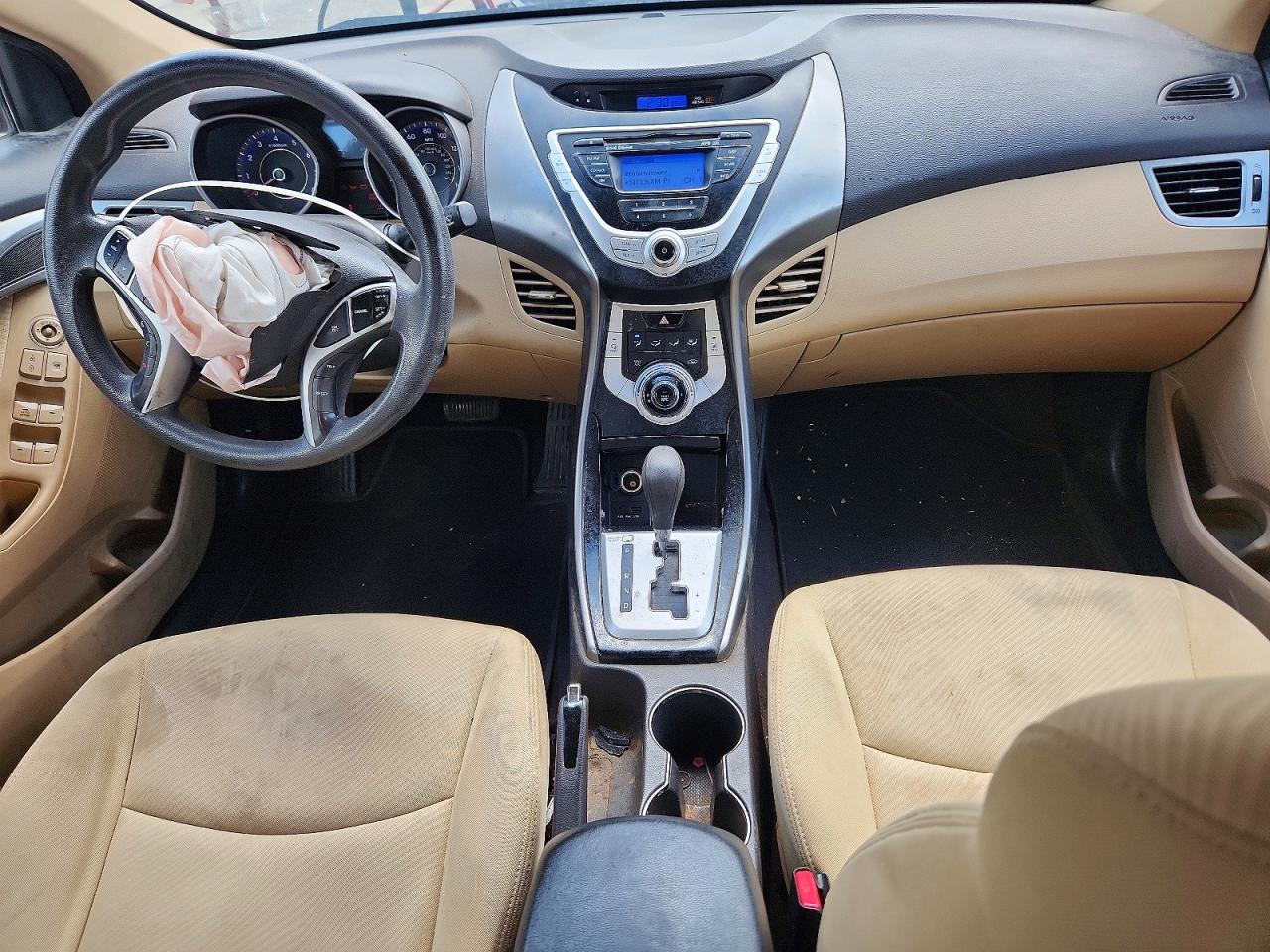 2011 Hyundai Elantra Gls Red vin: KMHDH4AE5BU146591