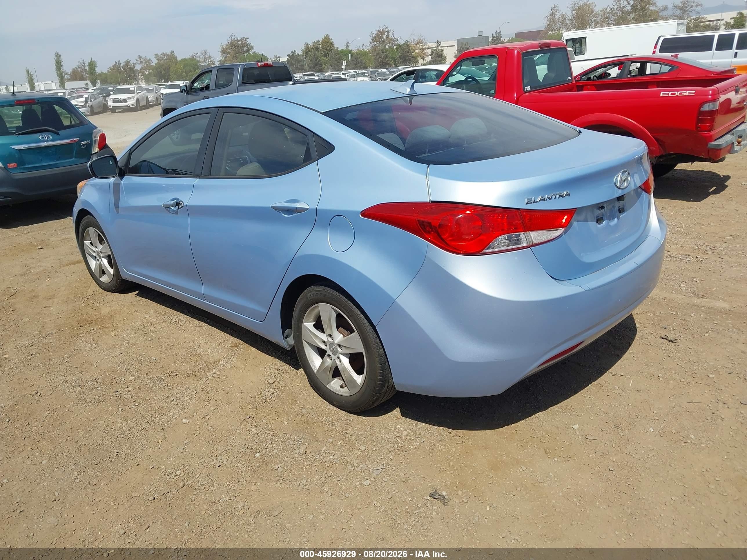 2011 Hyundai Elantra Gls (ulsan Plant) Blue vin: KMHDH4AE5BU154156