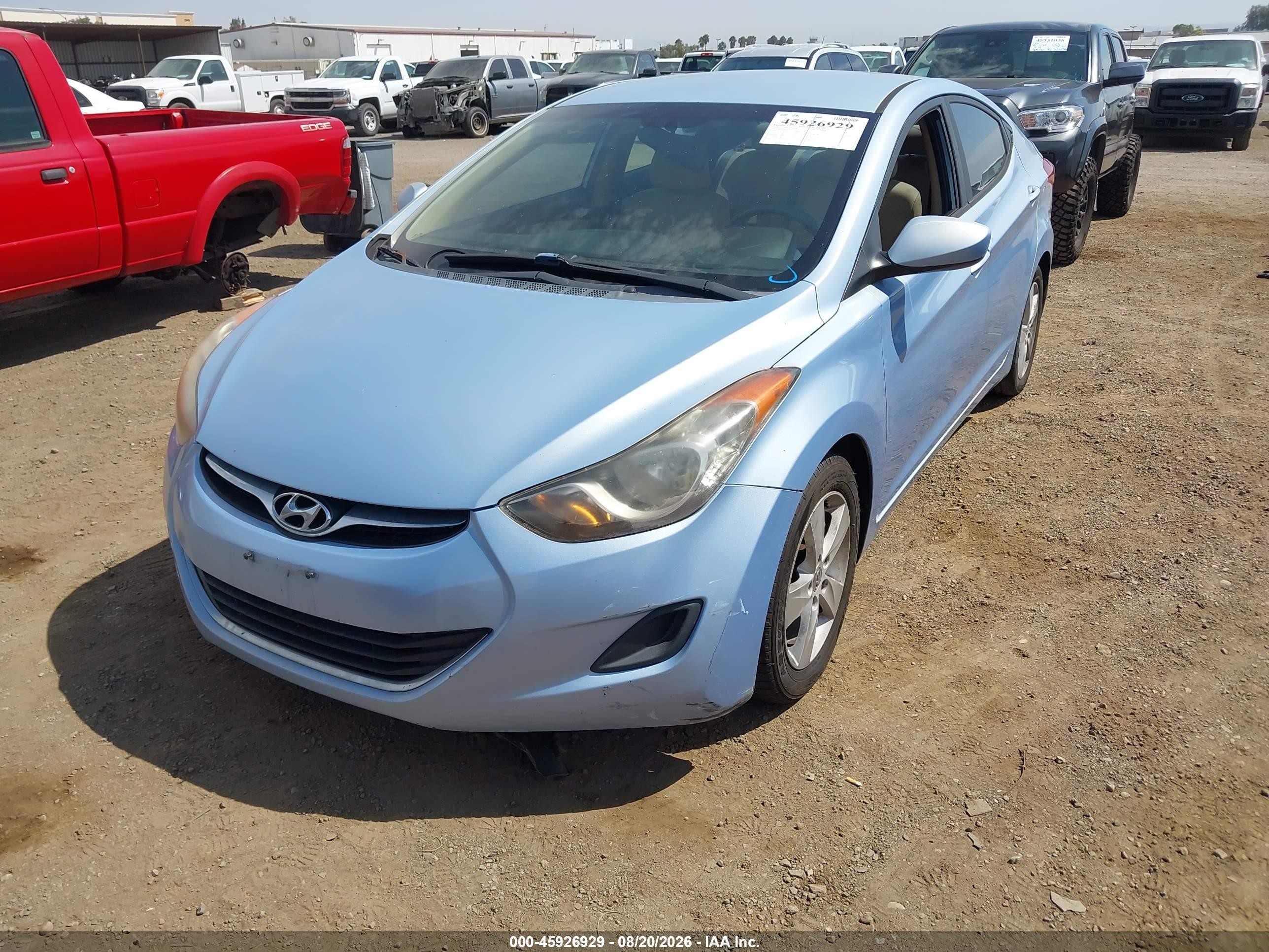 2011 Hyundai Elantra Gls (ulsan Plant) Blue vin: KMHDH4AE5BU154156