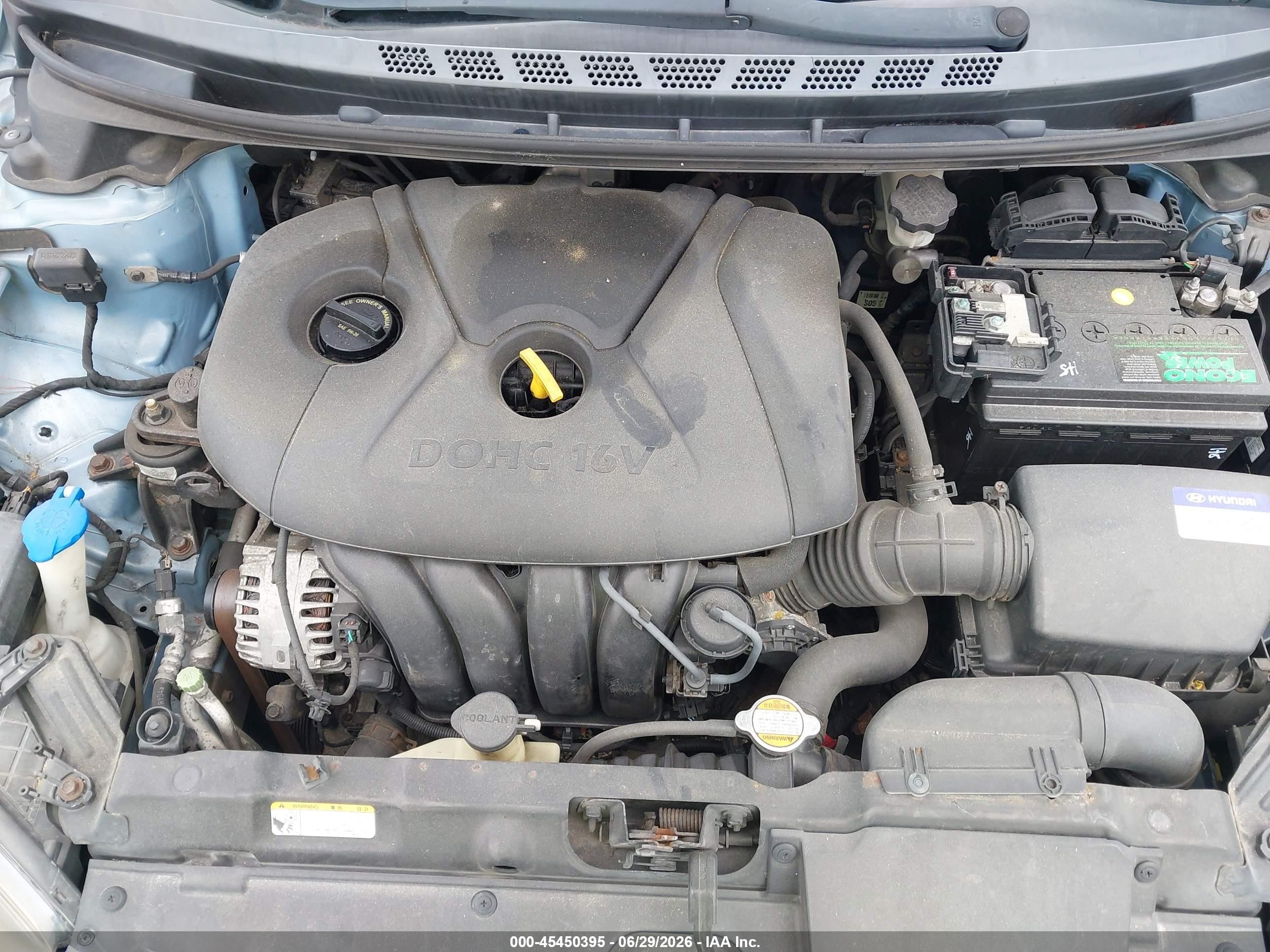 2012 Hyundai Elantra Gls (ulsan Plant) Синий vin: KMHDH4AE5CU191645