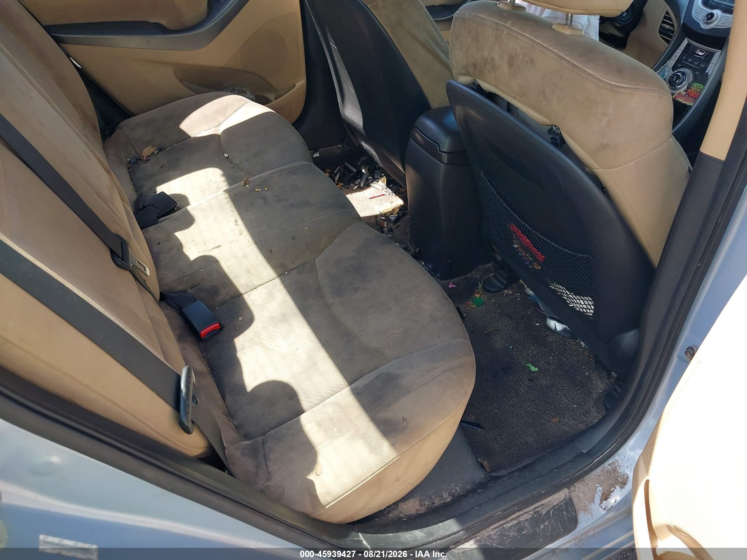 2012 Hyundai Elantra Gls (ulsan Plant) Light Blue vin: KMHDH4AE5CU205477