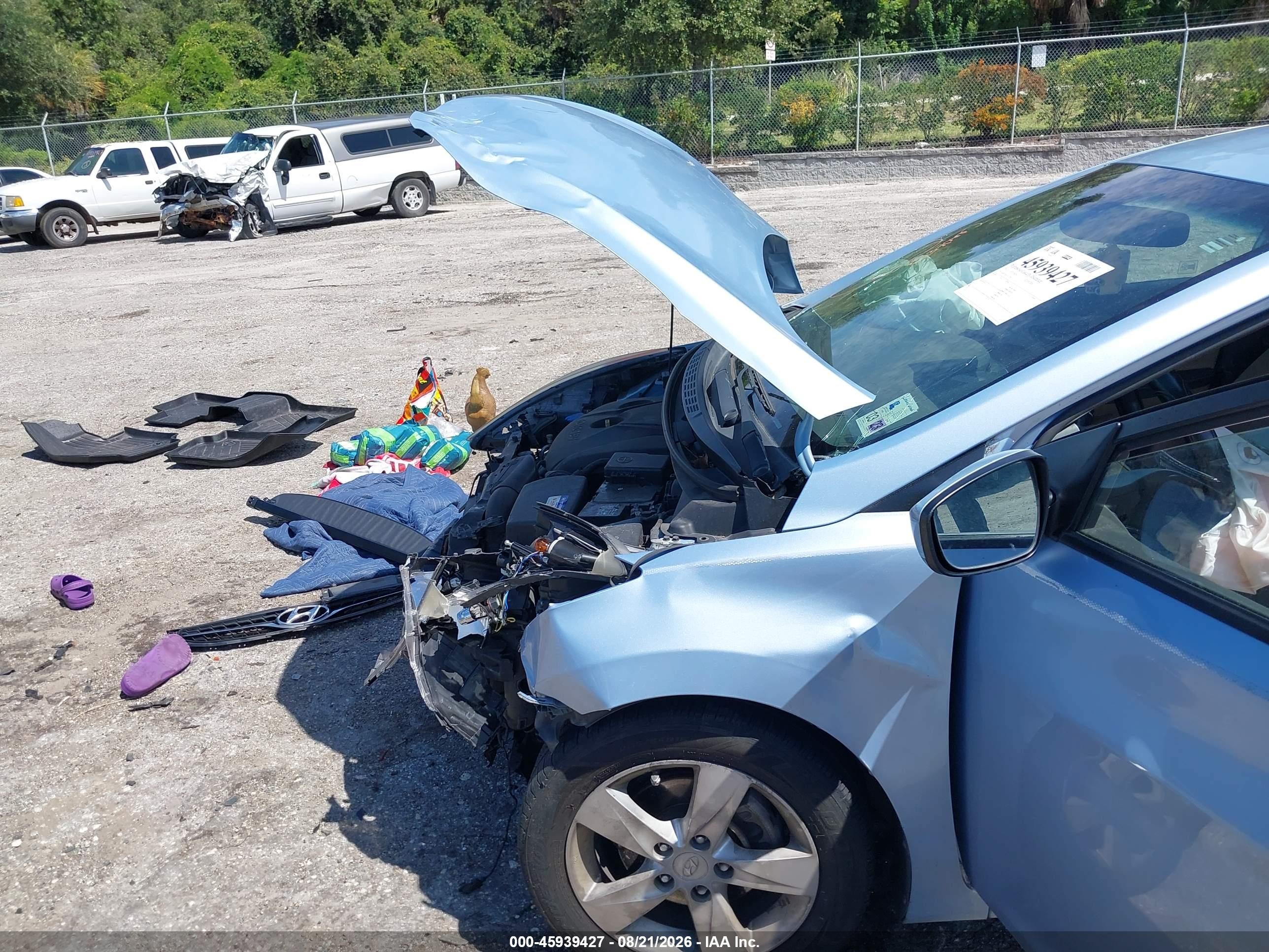 2012 Hyundai Elantra Gls (ulsan Plant) Light Blue vin: KMHDH4AE5CU205477