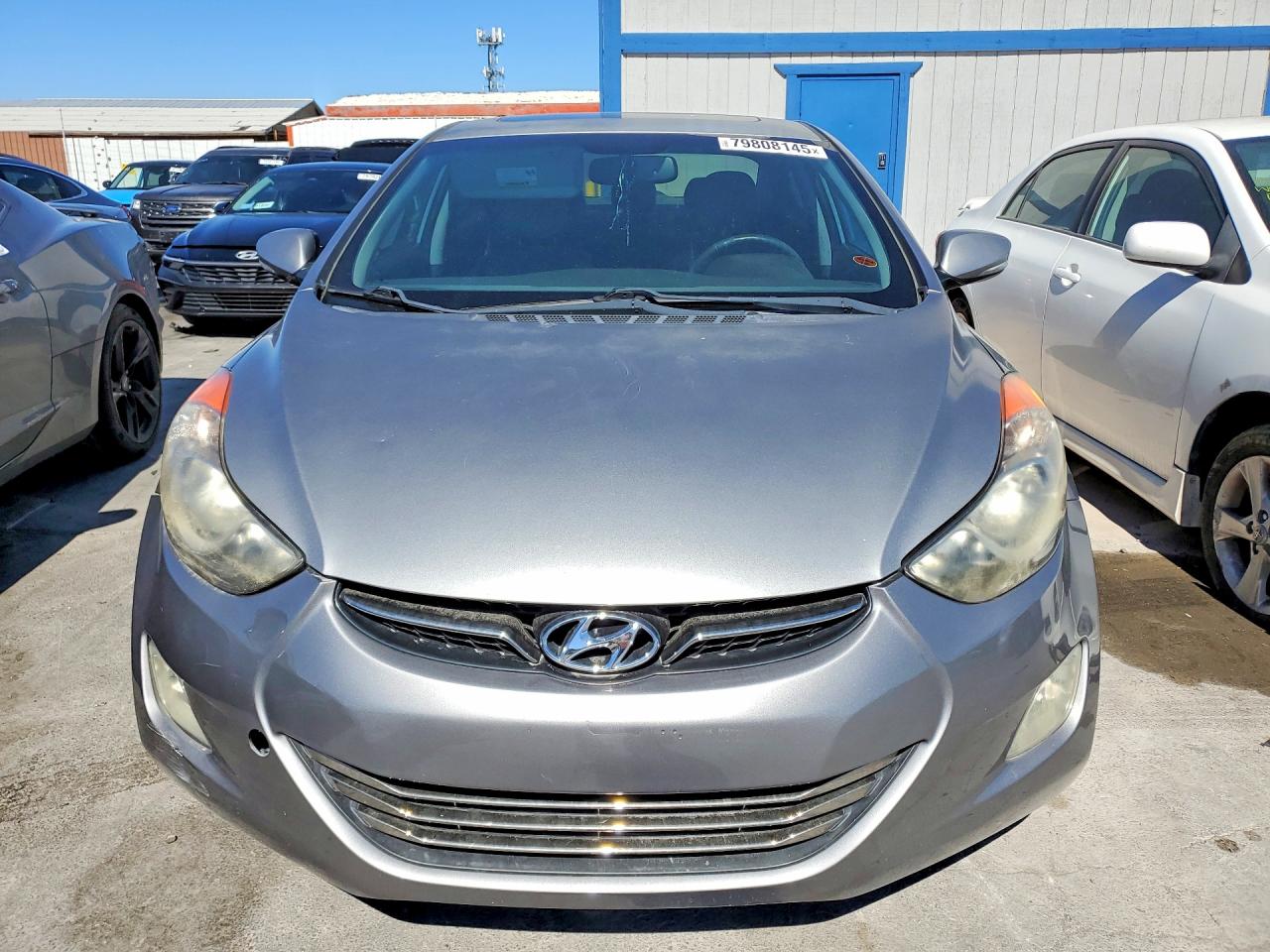 2012 Hyundai Elantra Limited Серебряный vin: KMHDH4AE5CU205513
