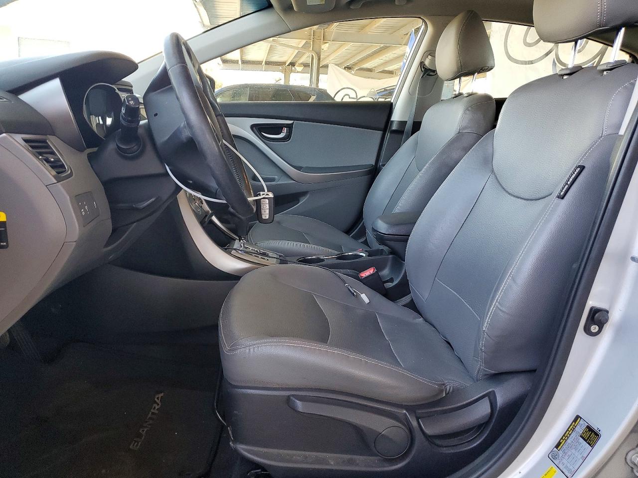 2012 Hyundai Elantra Limited Silver vin: KMHDH4AE5CU208024