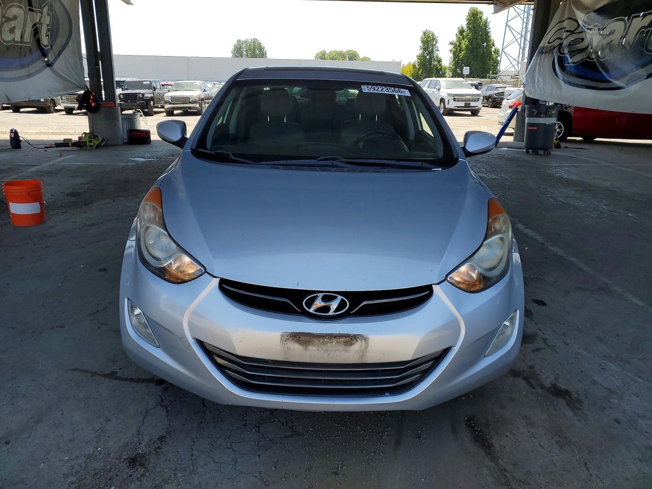 2012 Hyundai Elantra Limited Silver vin: KMHDH4AE5CU208024