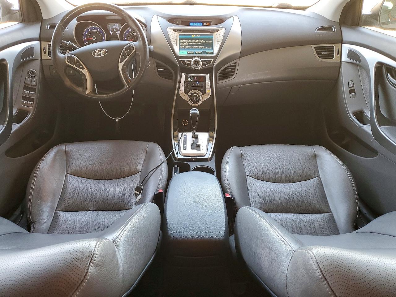 2012 Hyundai Elantra Limited Silver vin: KMHDH4AE5CU208024