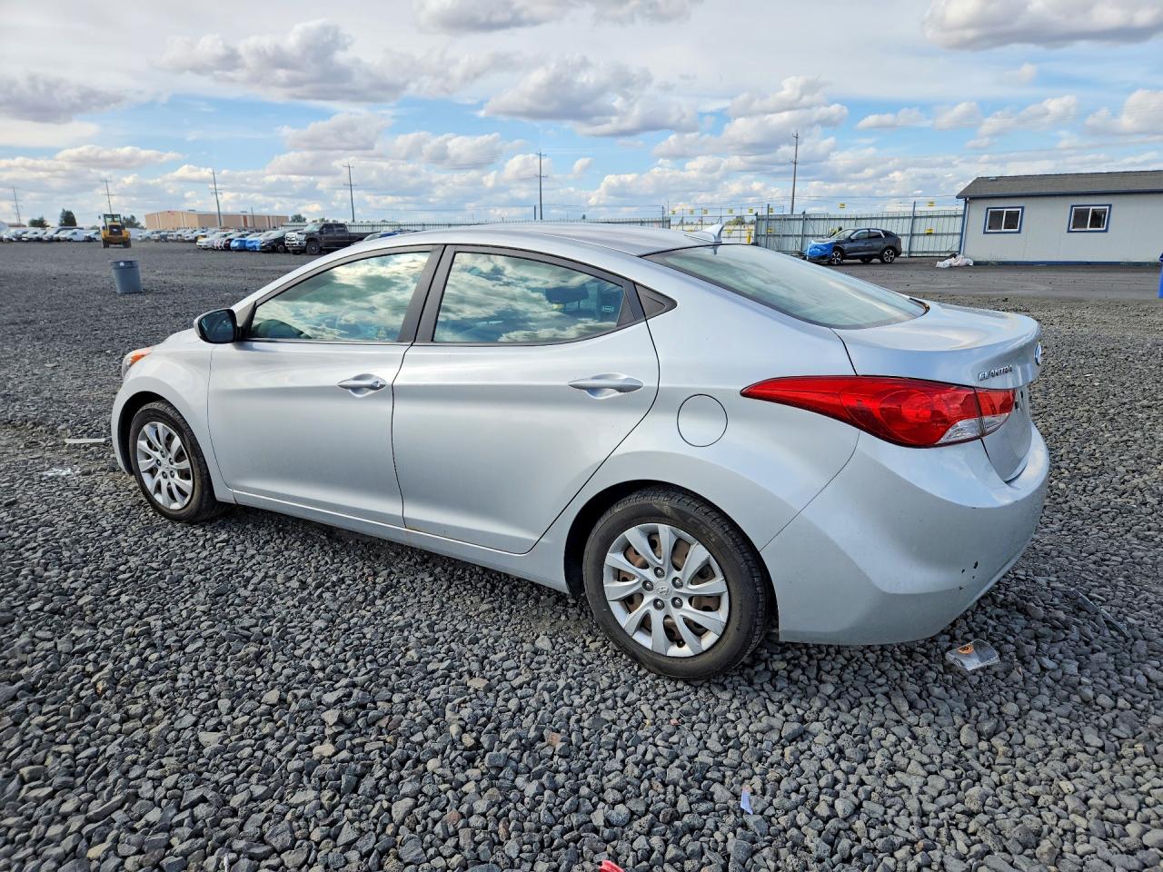 2012 Hyundai Elantra Gls Silver vin: KMHDH4AE5CU231495