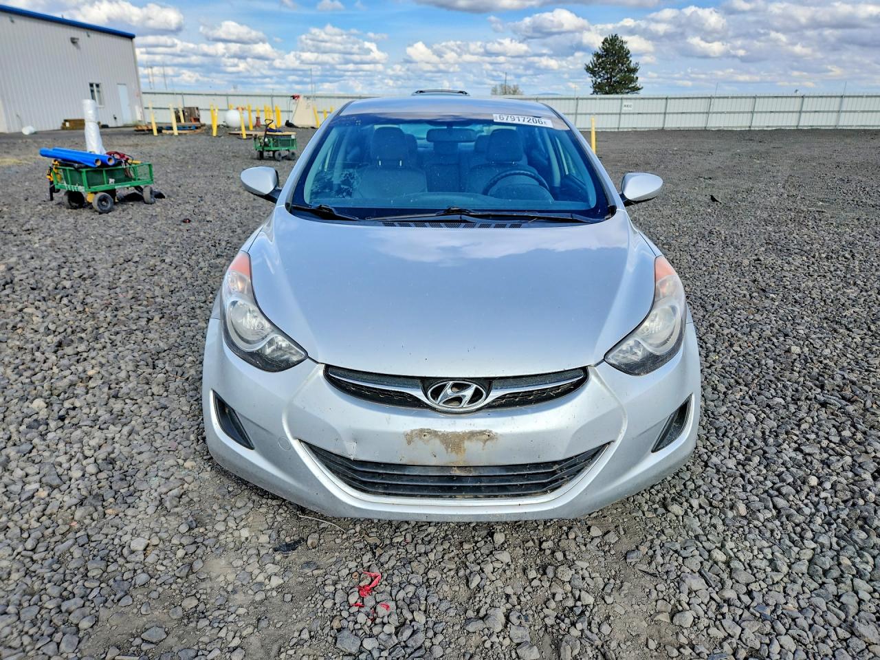 2012 Hyundai Elantra Gls Silver vin: KMHDH4AE5CU231495
